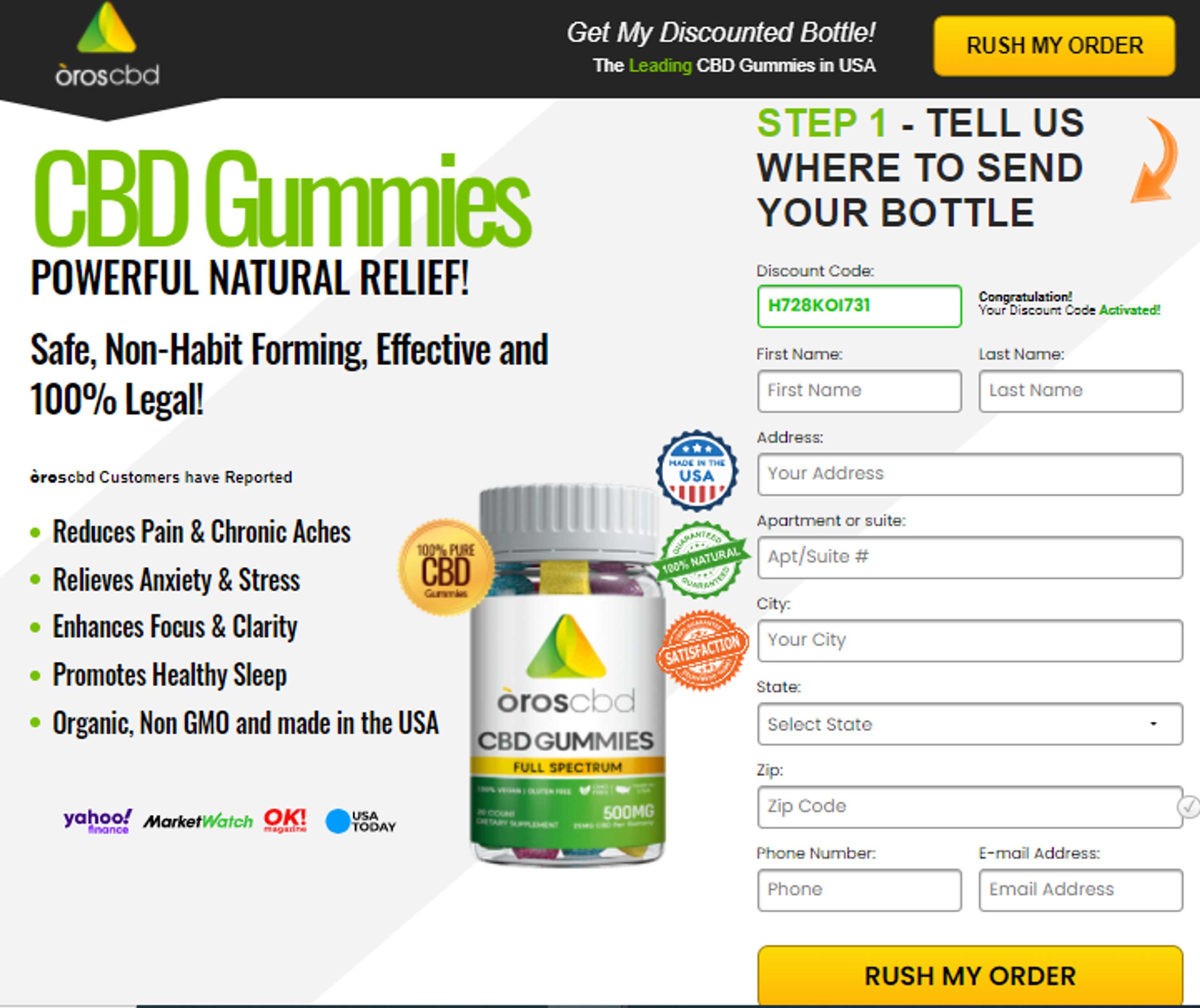 Oros CBD Gummies REVIEWS - 2022 {UPDATED} RISKY OR SCAM DOES IT REALLY WORK ? by Oros CBD Gummies