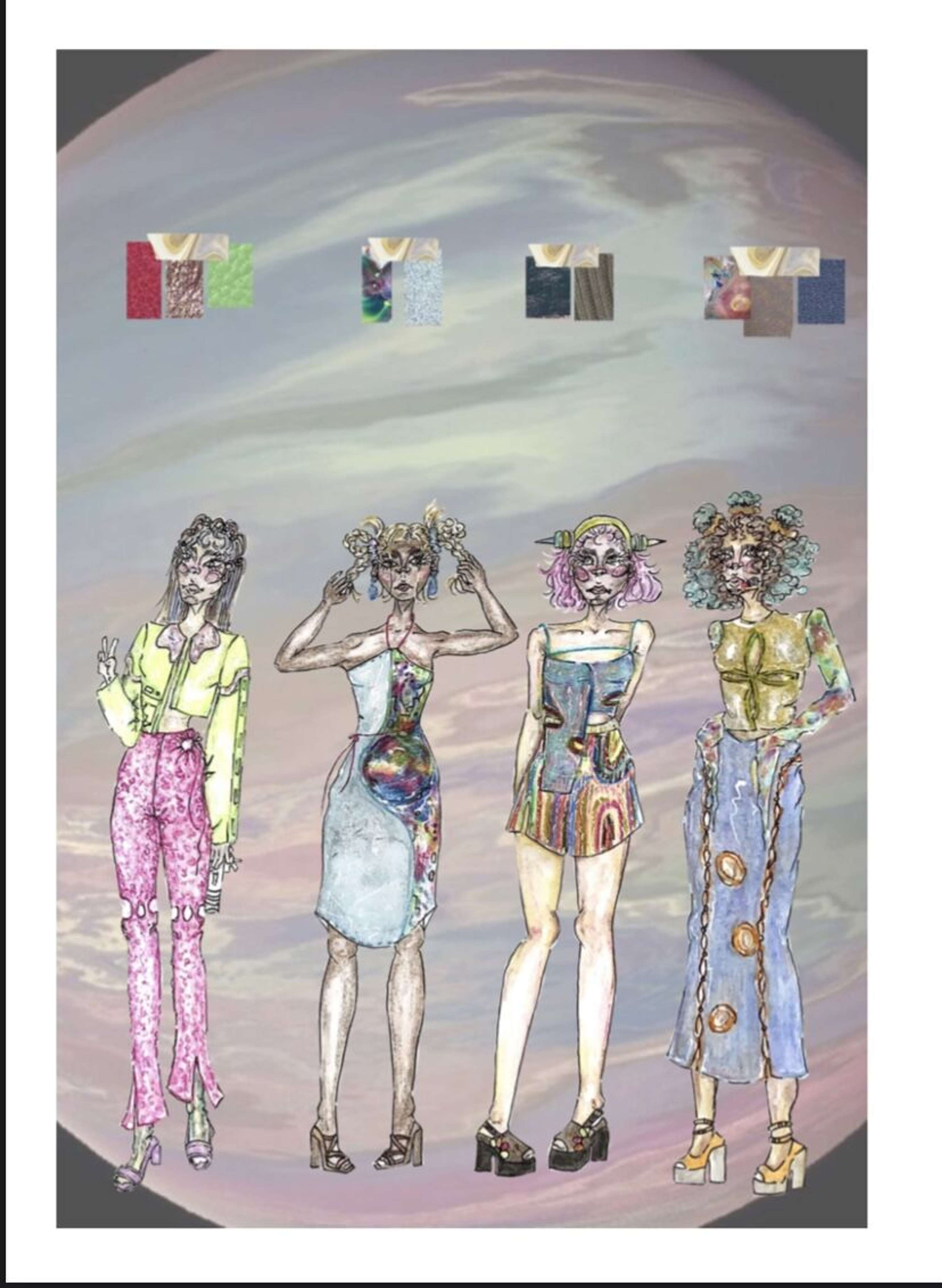 RETRO FUTURE final collection S/S21/22 by Shelomi Siringwani
