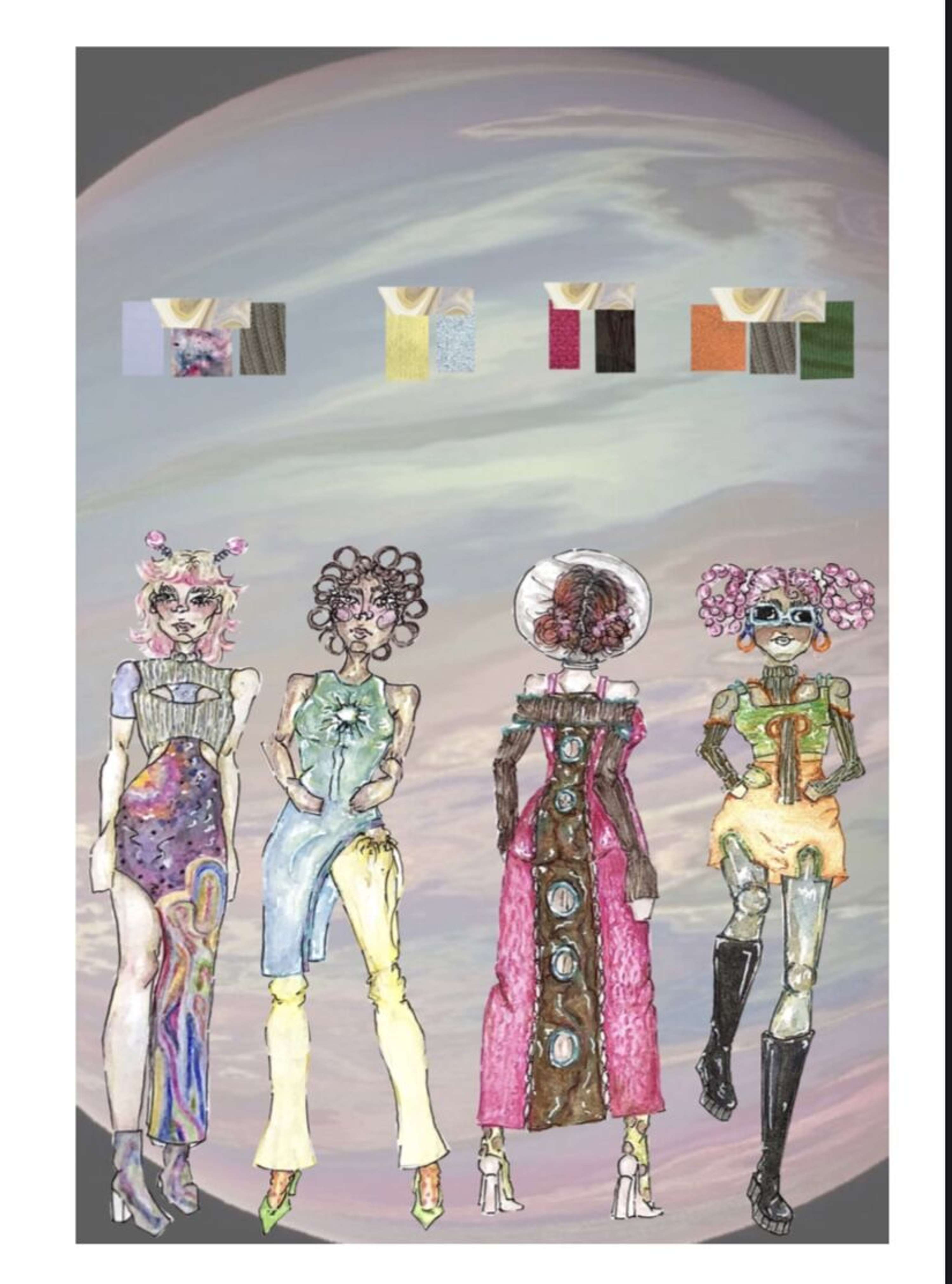 RETRO FUTURE final collection S/S21/22 by Shelomi Siringwani