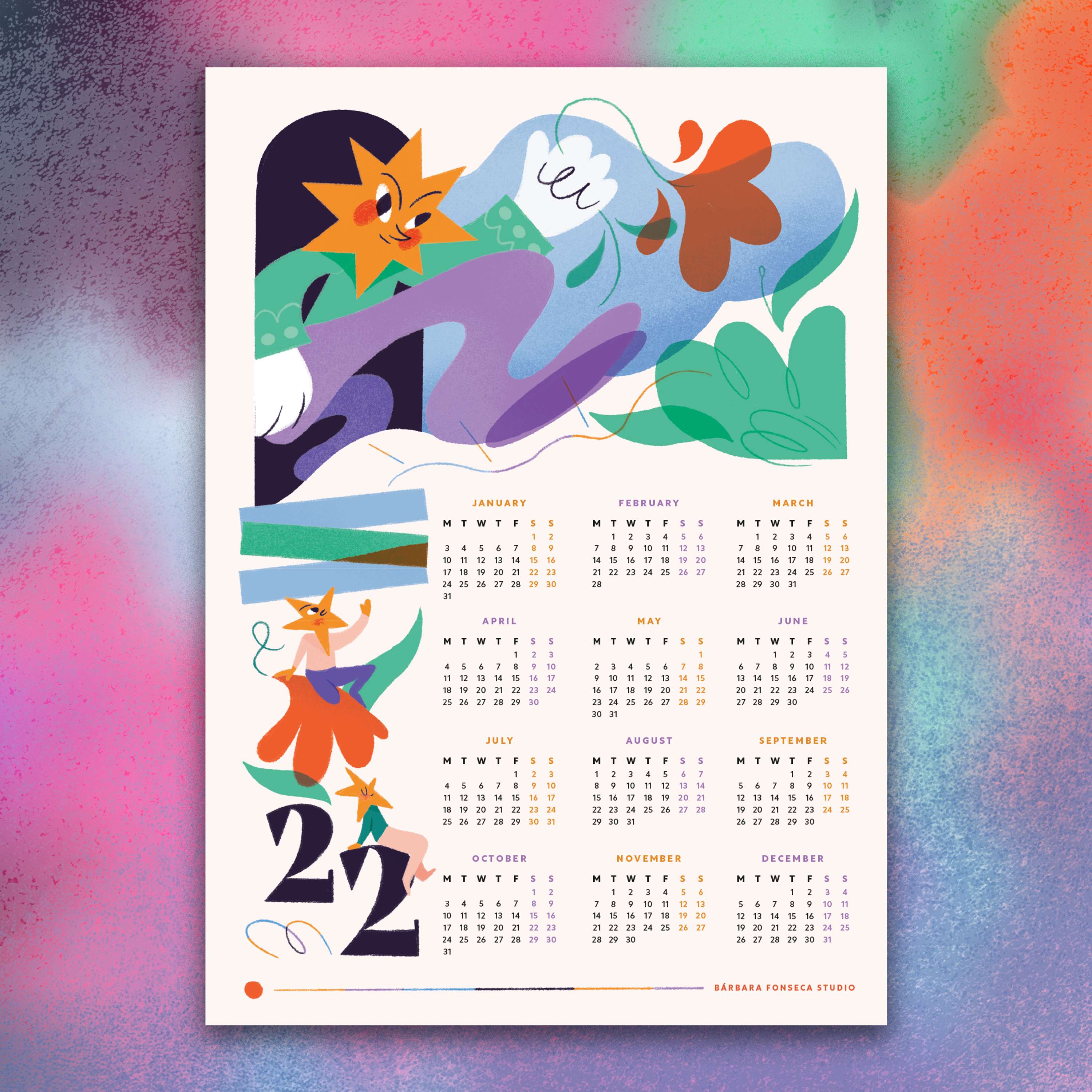 Calendar 2022 by Bárbara Fonseca
