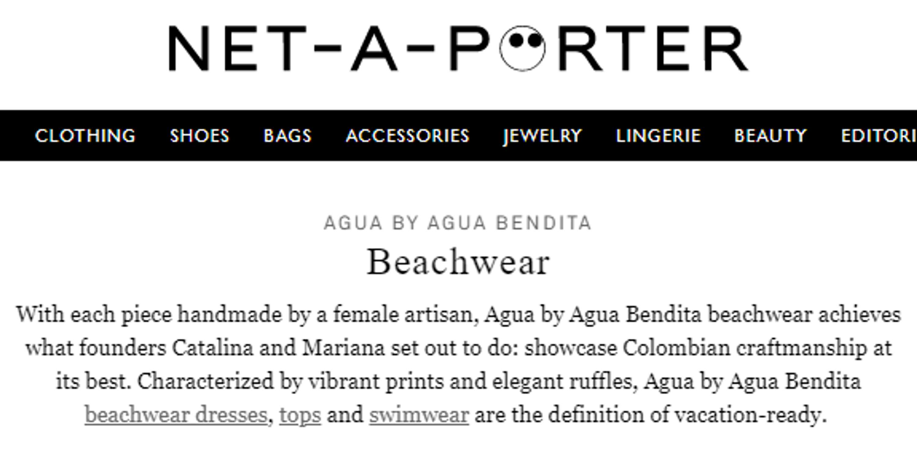 SEO Web Copy for NET-A-PORTER by Sophie Deering