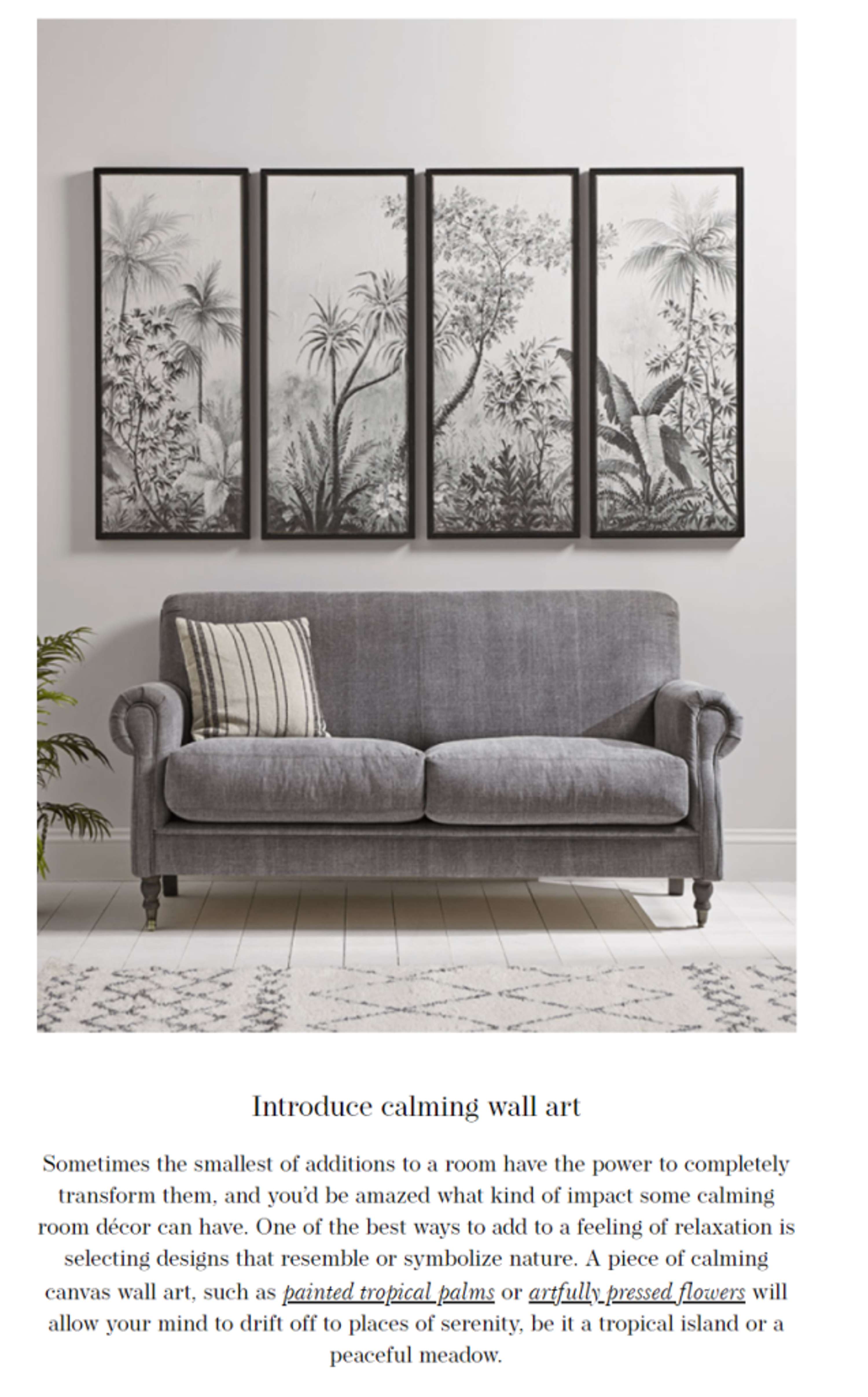 Article for Cox & Cox by Sophie Deering