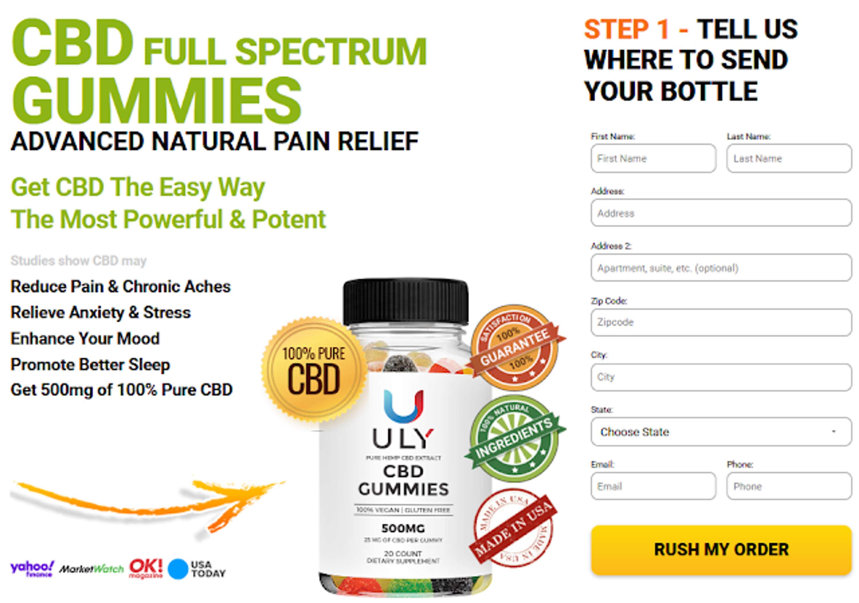 Uly CBD Gummies 100% Natural Pain Relief Formula, Buy Now by Uly CBD Gummies