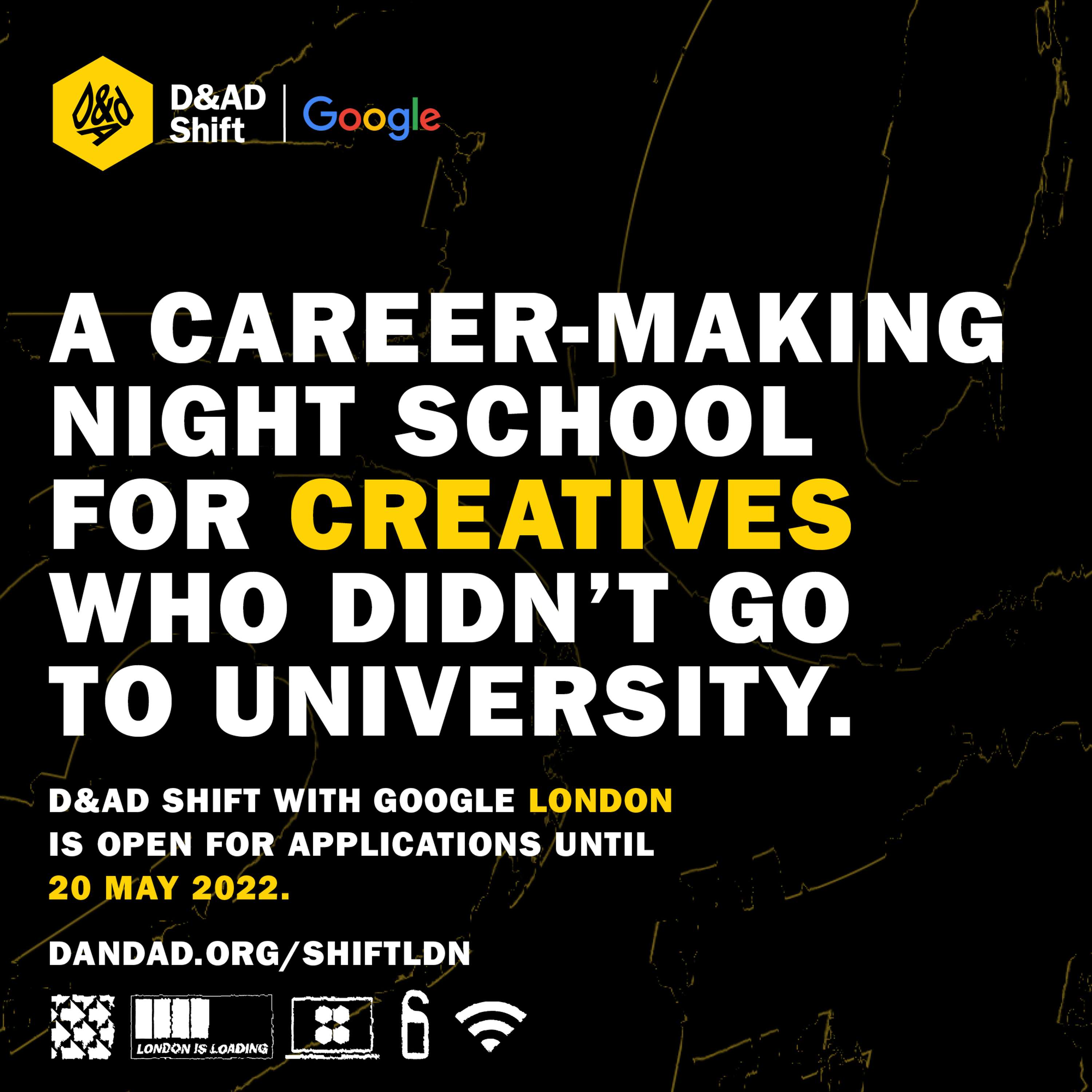 Shift London is now open for 2022 applications by D&AD