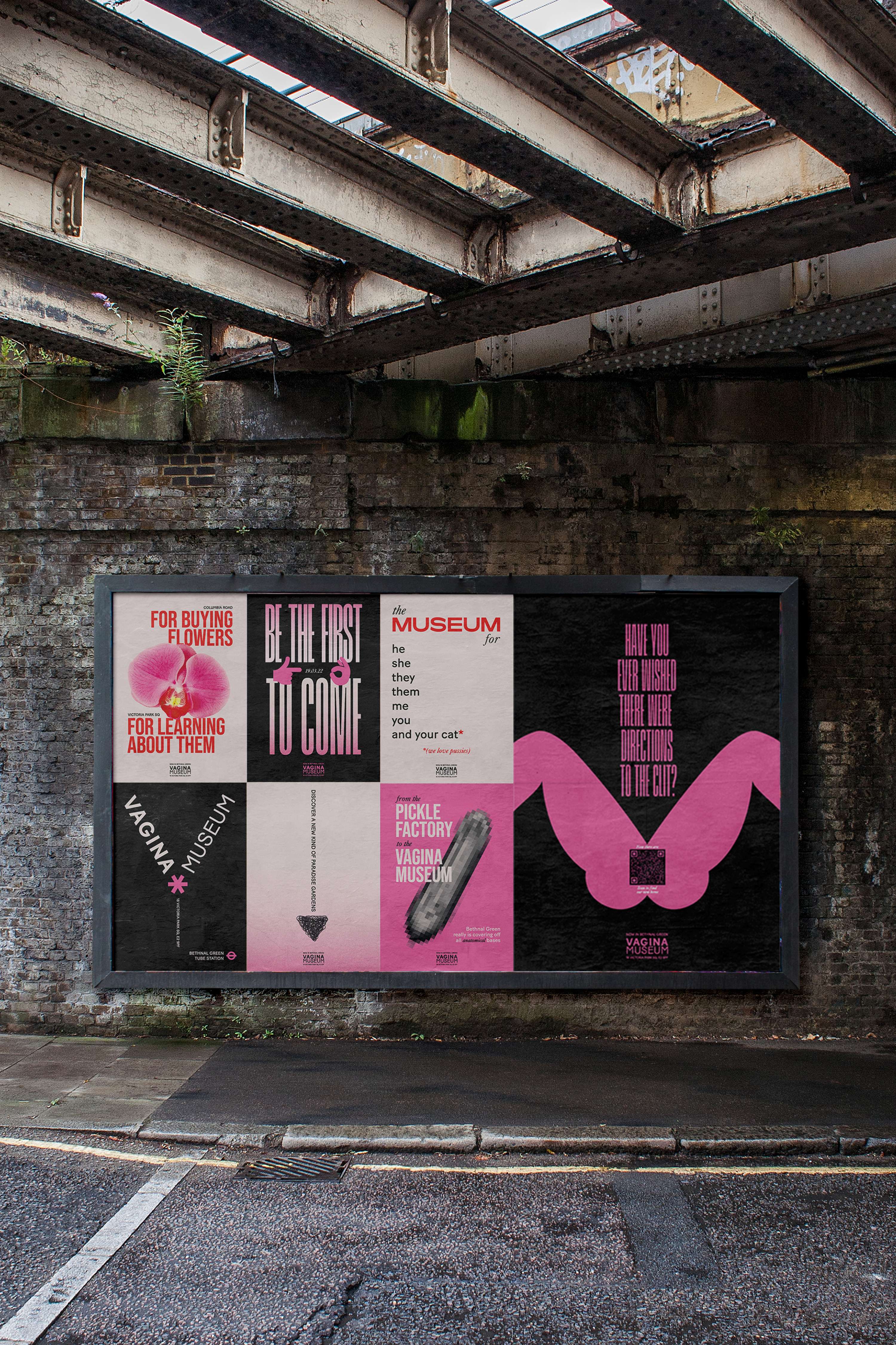 Vagina Museum 'Neighbours' Campaign by Nathalie Gordon