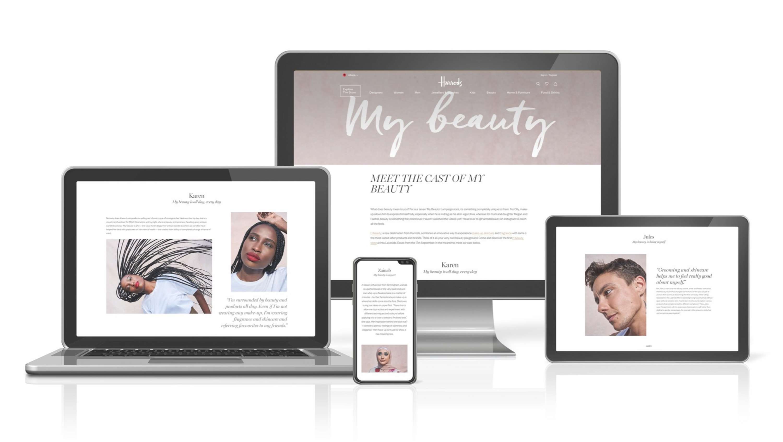 H BEAUTY BRANDING AND LAUNCH CAMPAIGN by Barney Pickard