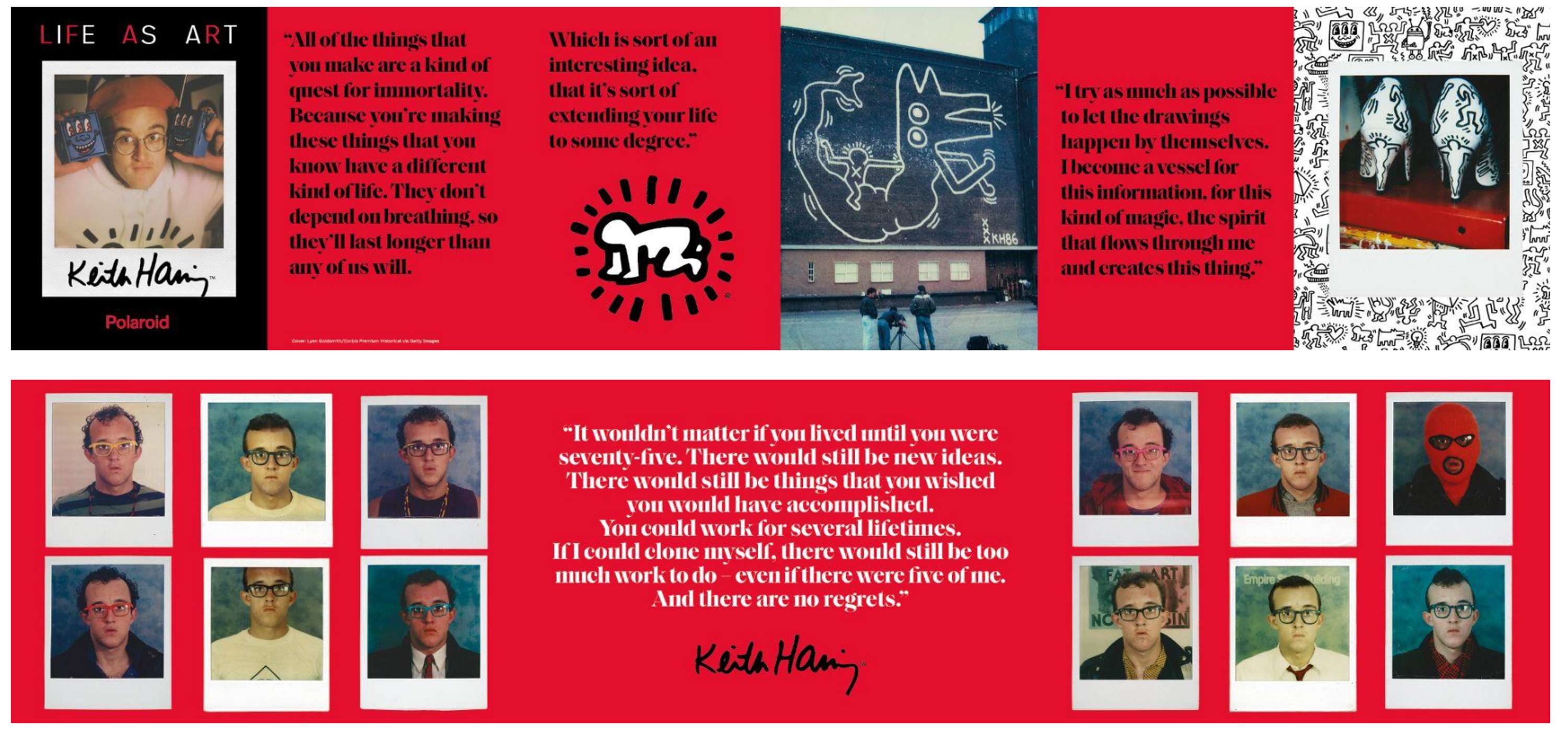 Polaroid x Keith Haring 2021 by Jessica Lopez
