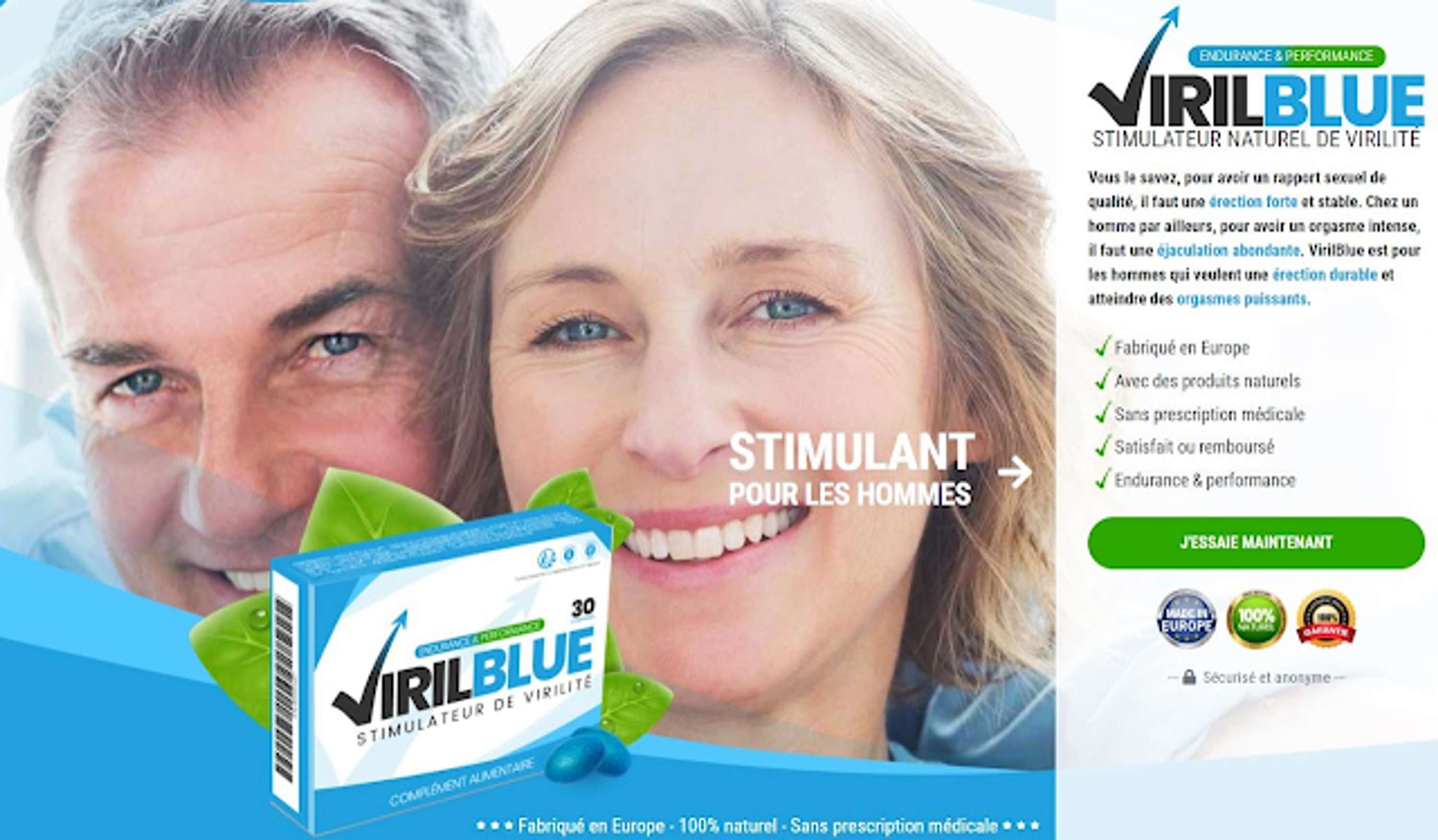 Avis VirilBlue Male Enhancement - Où acheter un essai gratuit? by Stemafil Stemafil