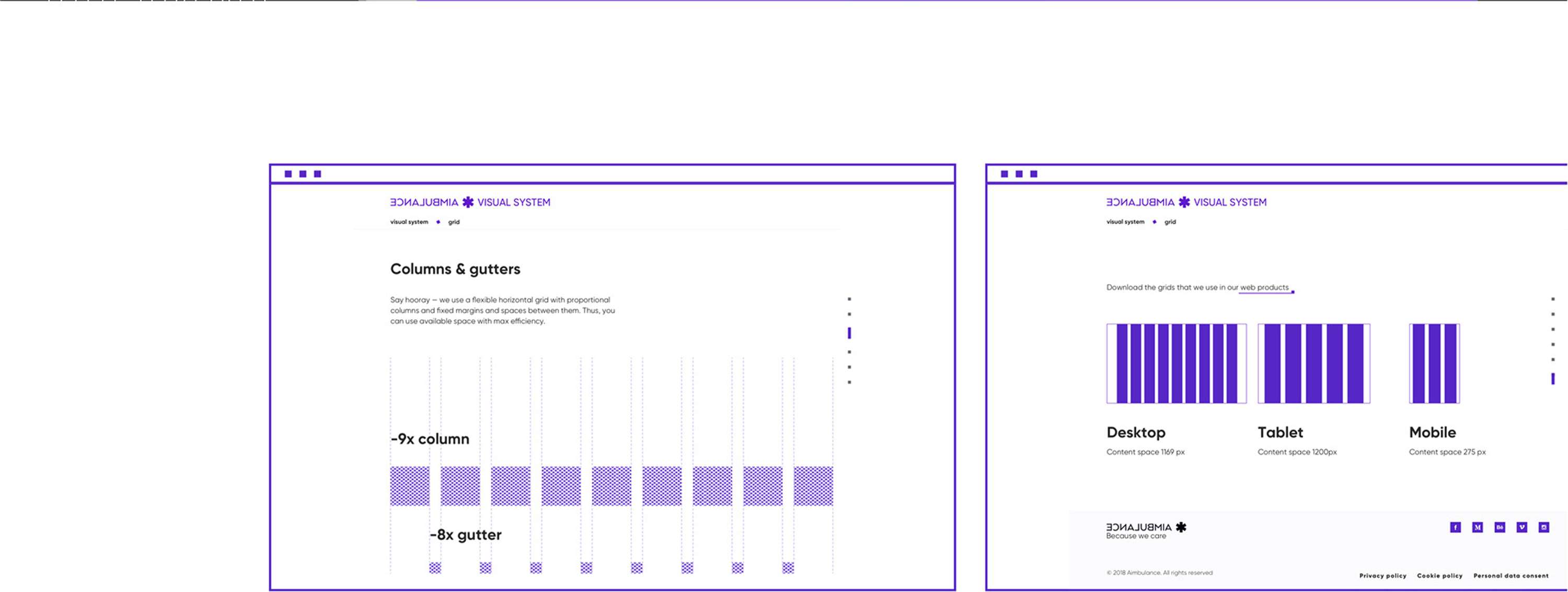Aimbulance design system by Sve & Ka Crea2ors