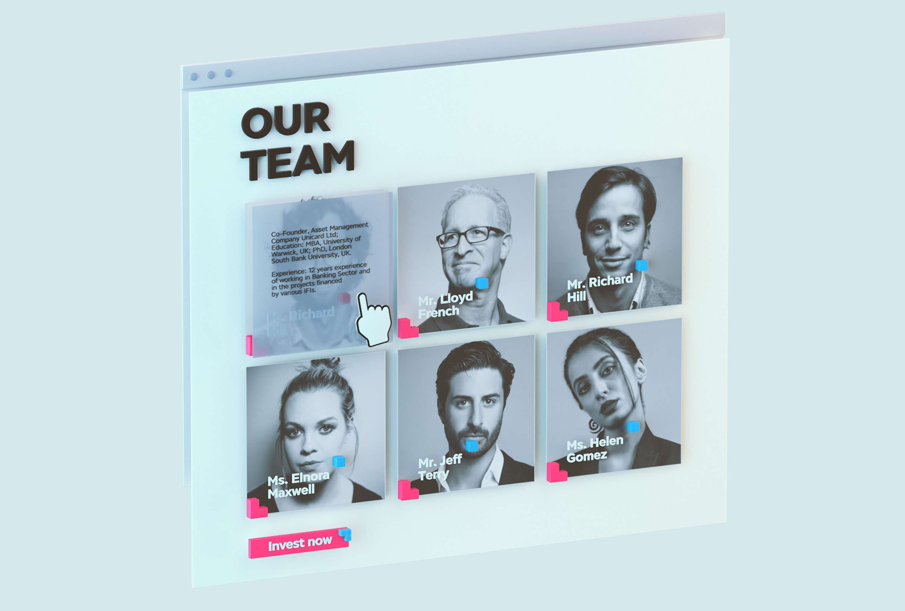 3D Identity & Website for the Kyiv American University by Sve & Ka Crea2ors