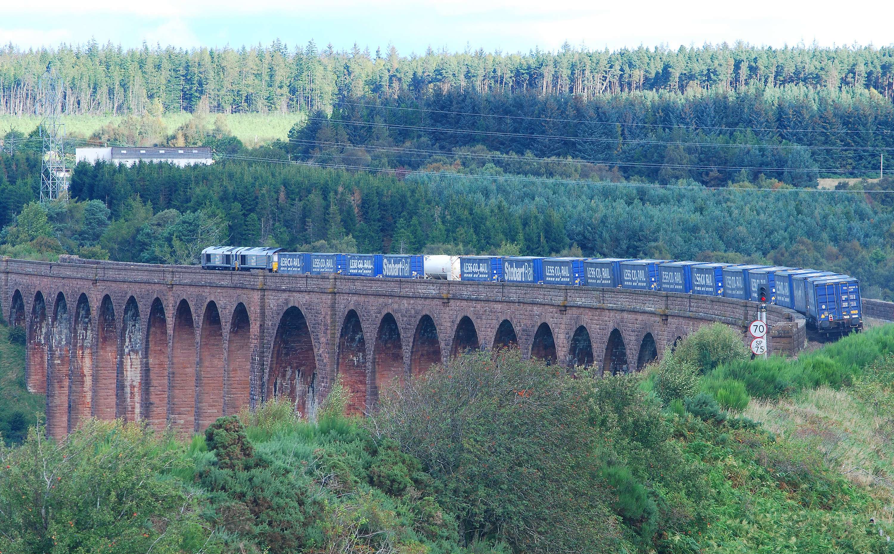 Rail freight images for Network Rail by Simon Gibbons