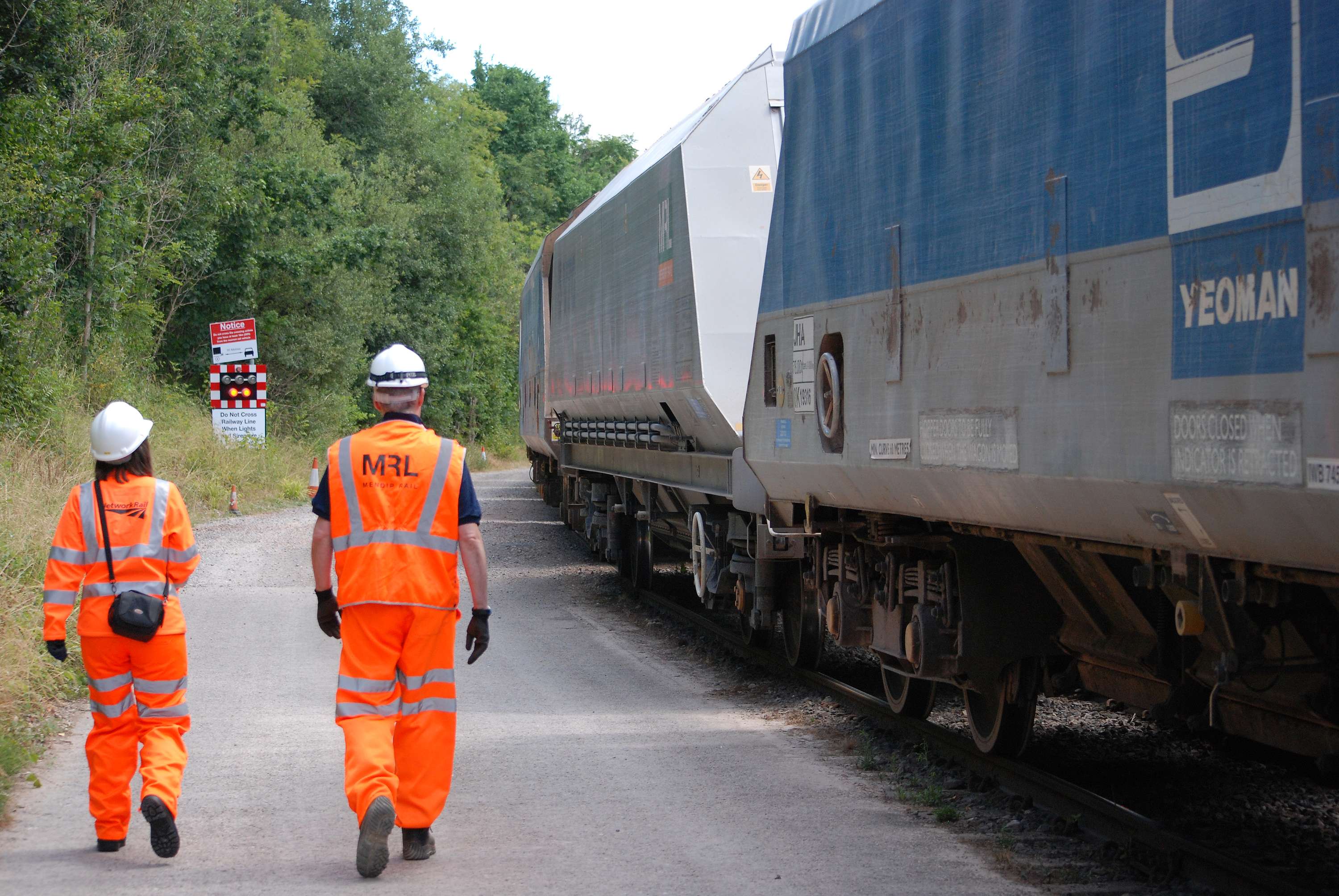 Rail freight images for Network Rail by Simon Gibbons