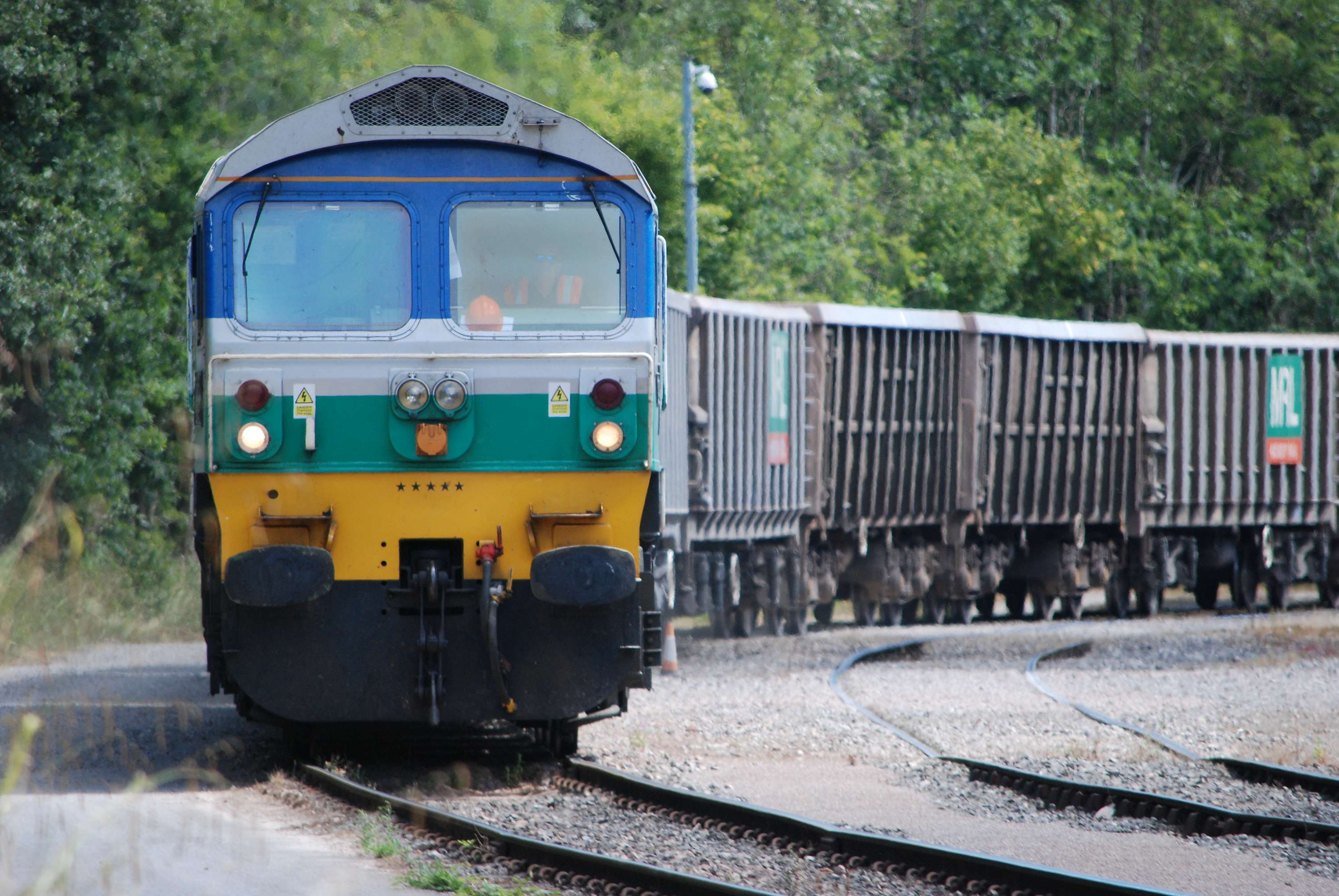 Rail freight images for Network Rail by Simon Gibbons