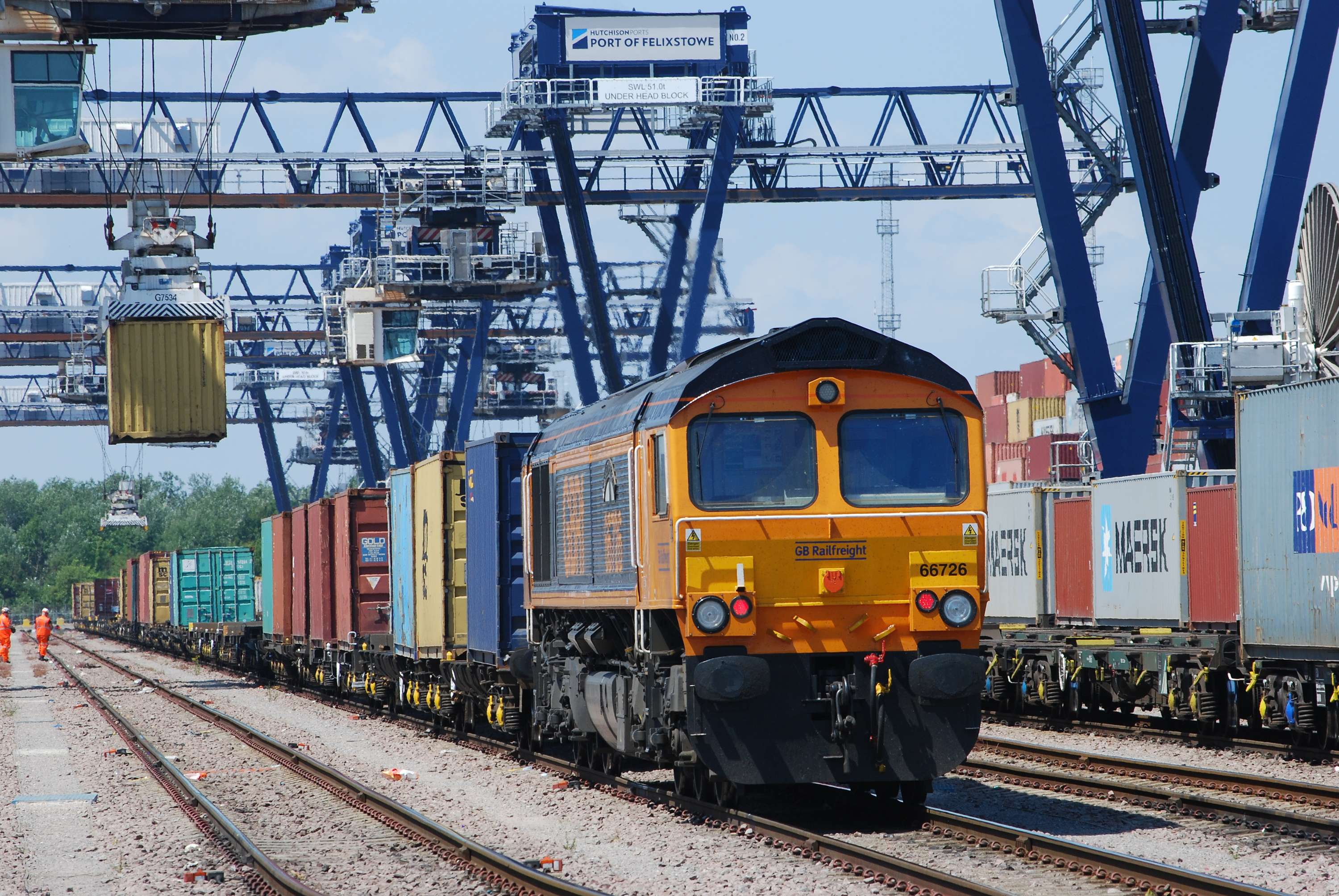 Rail freight images for Network Rail by Simon Gibbons