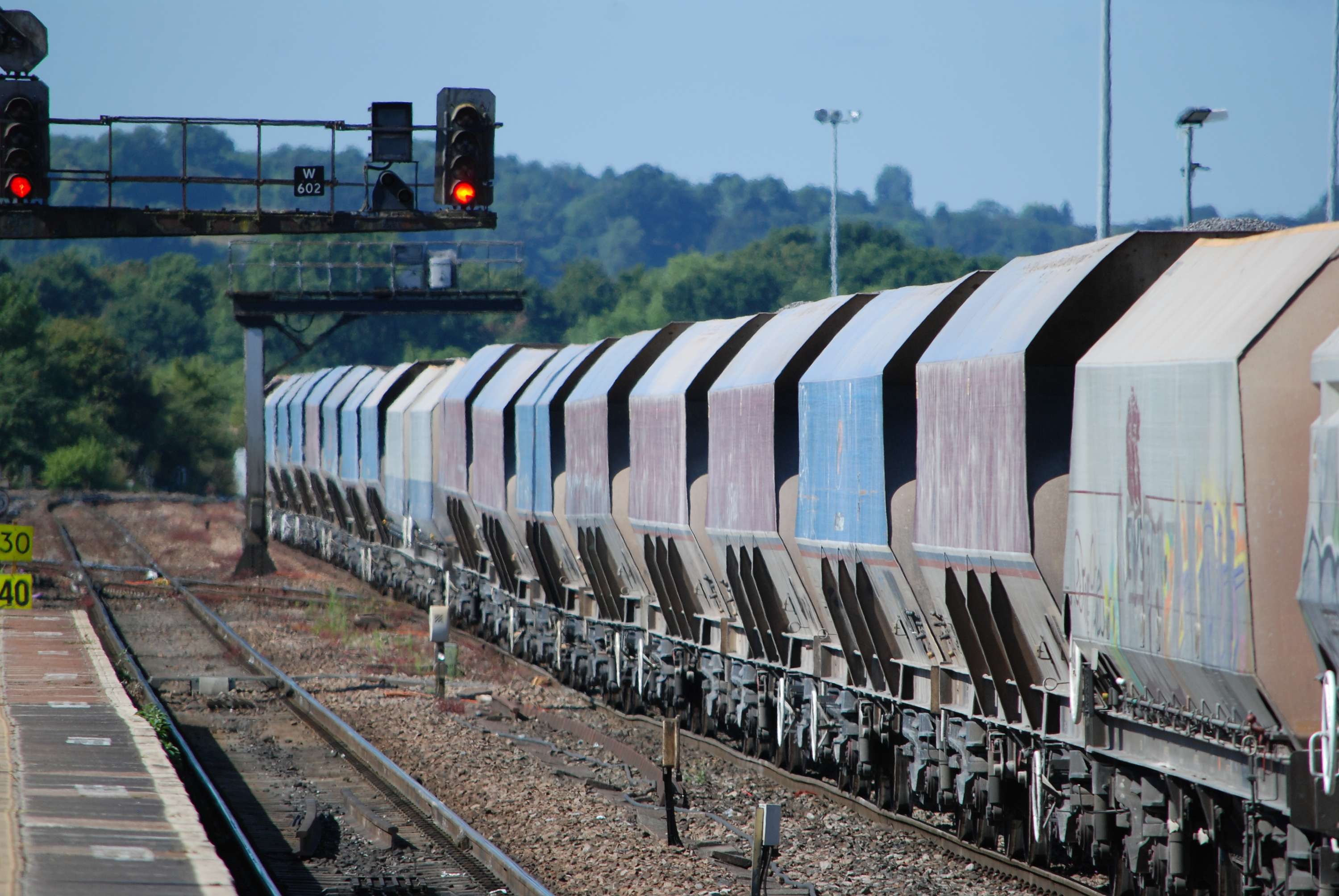 Rail freight images for Network Rail by Simon Gibbons