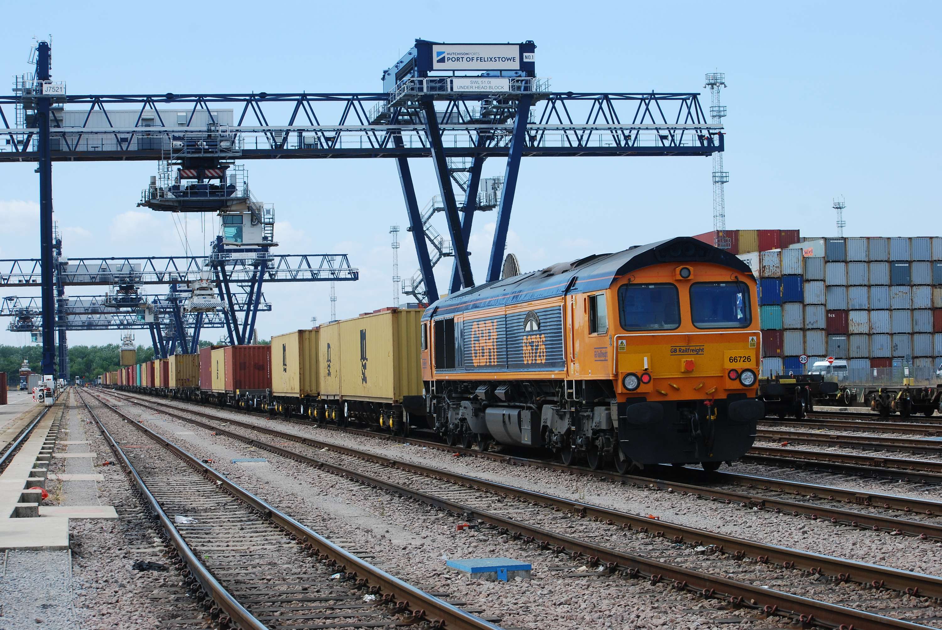 Rail freight images for Network Rail by Simon Gibbons