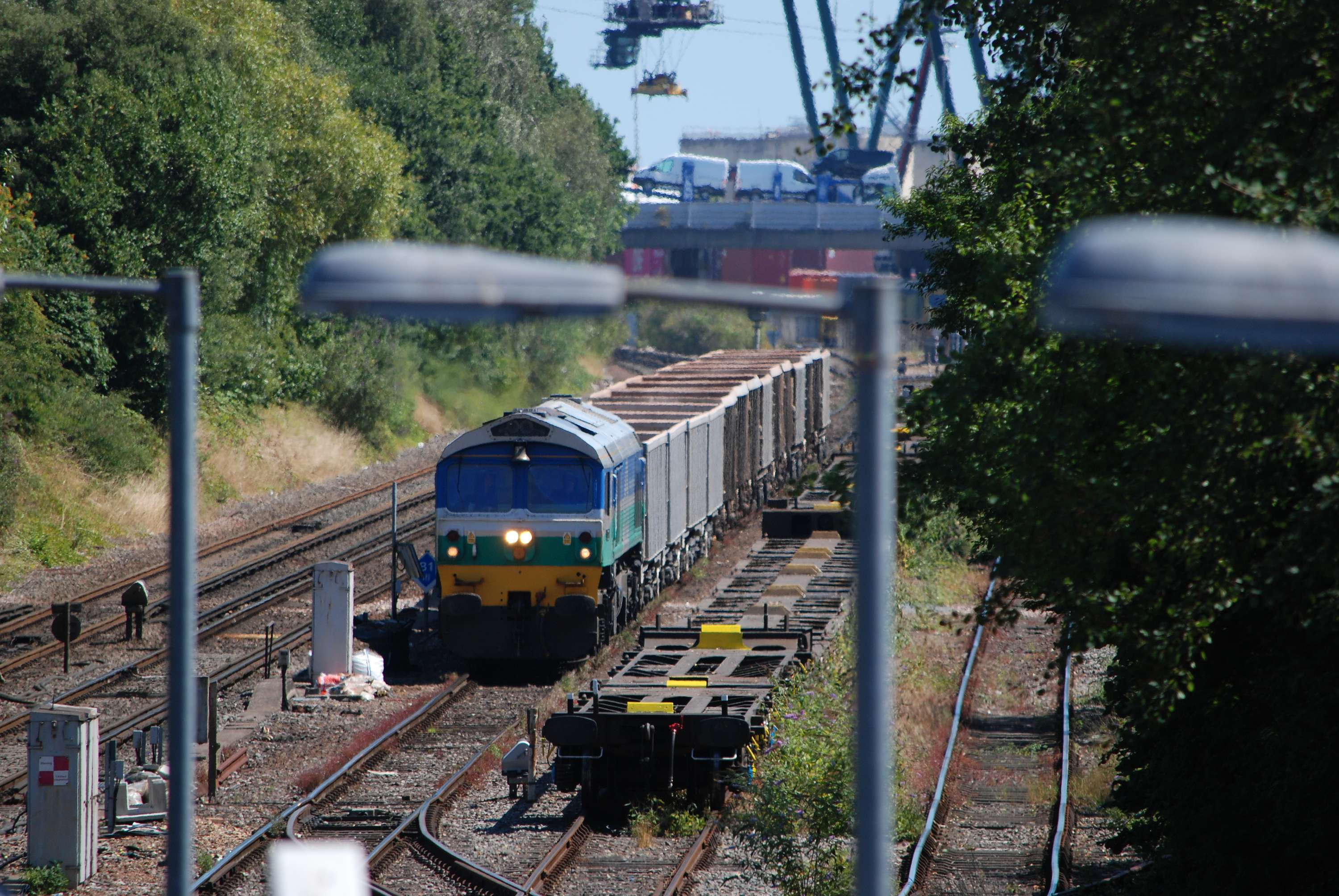 Rail freight images for Network Rail by Simon Gibbons