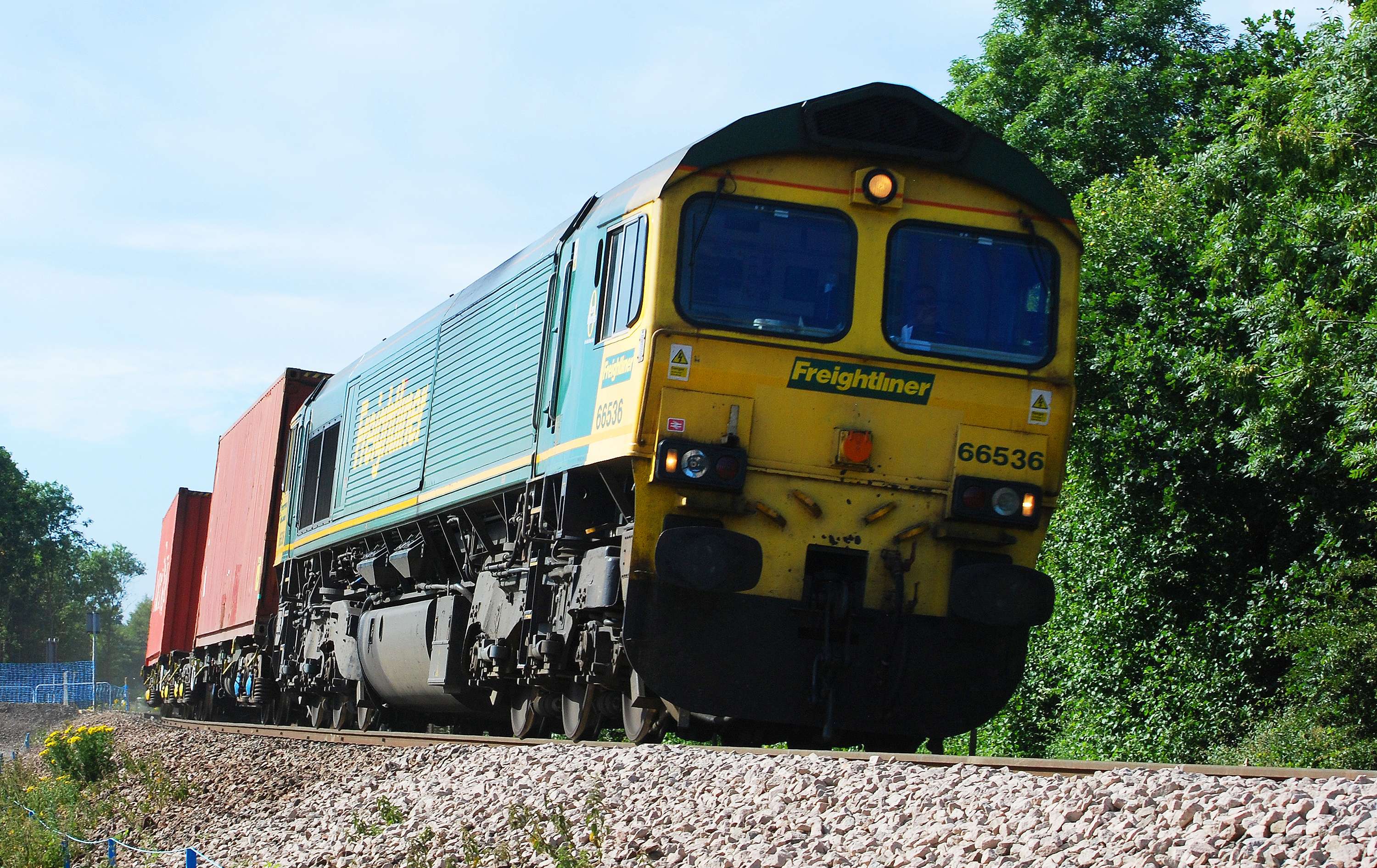 Rail freight images for Network Rail by Simon Gibbons