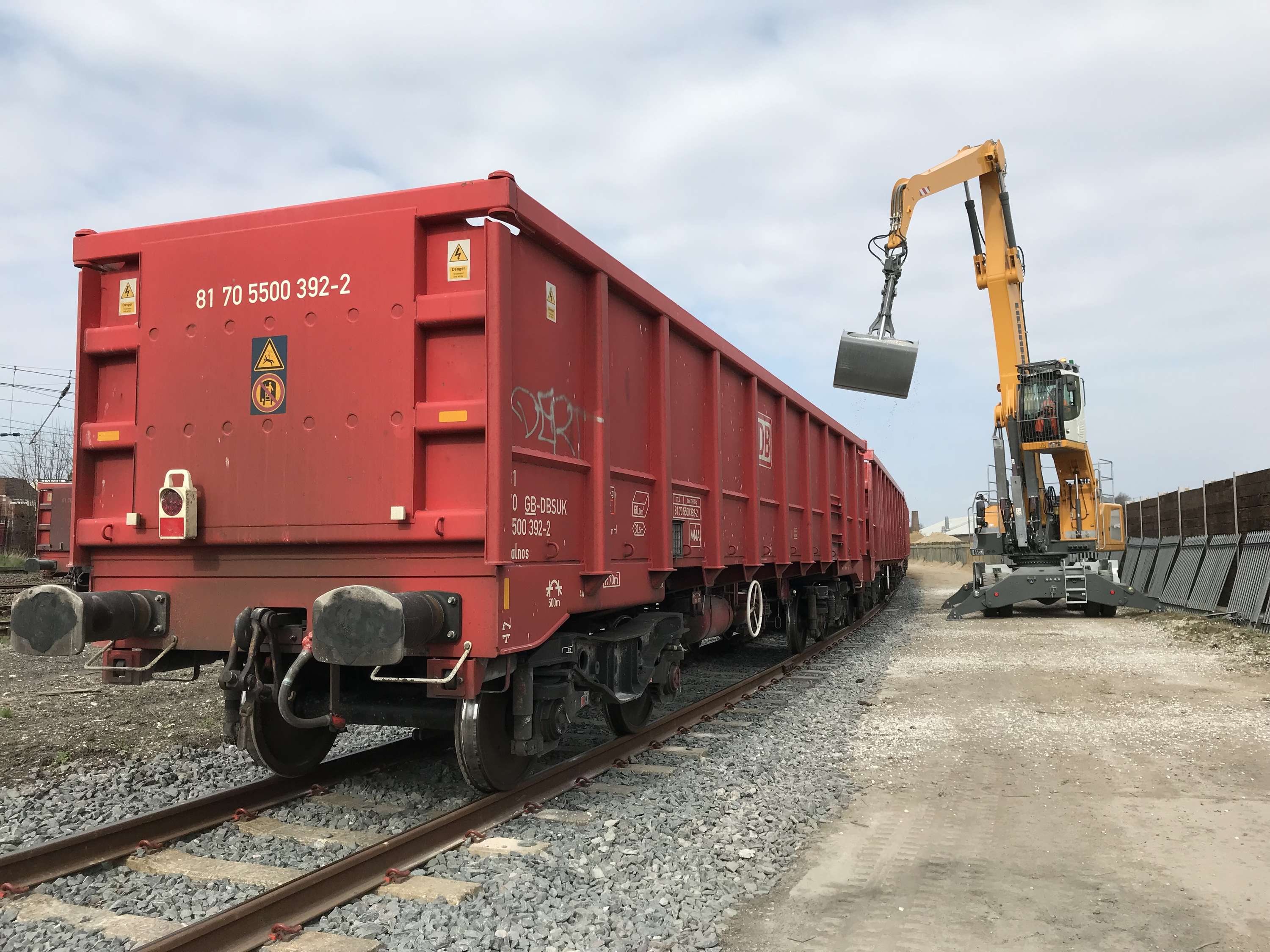 Rail freight images for Network Rail by Simon Gibbons