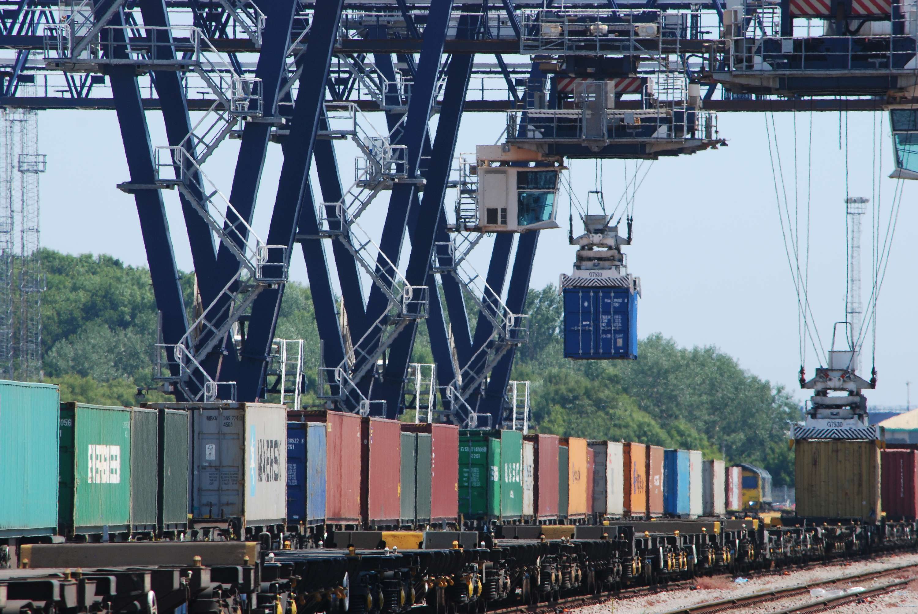 Rail freight images for Network Rail by Simon Gibbons