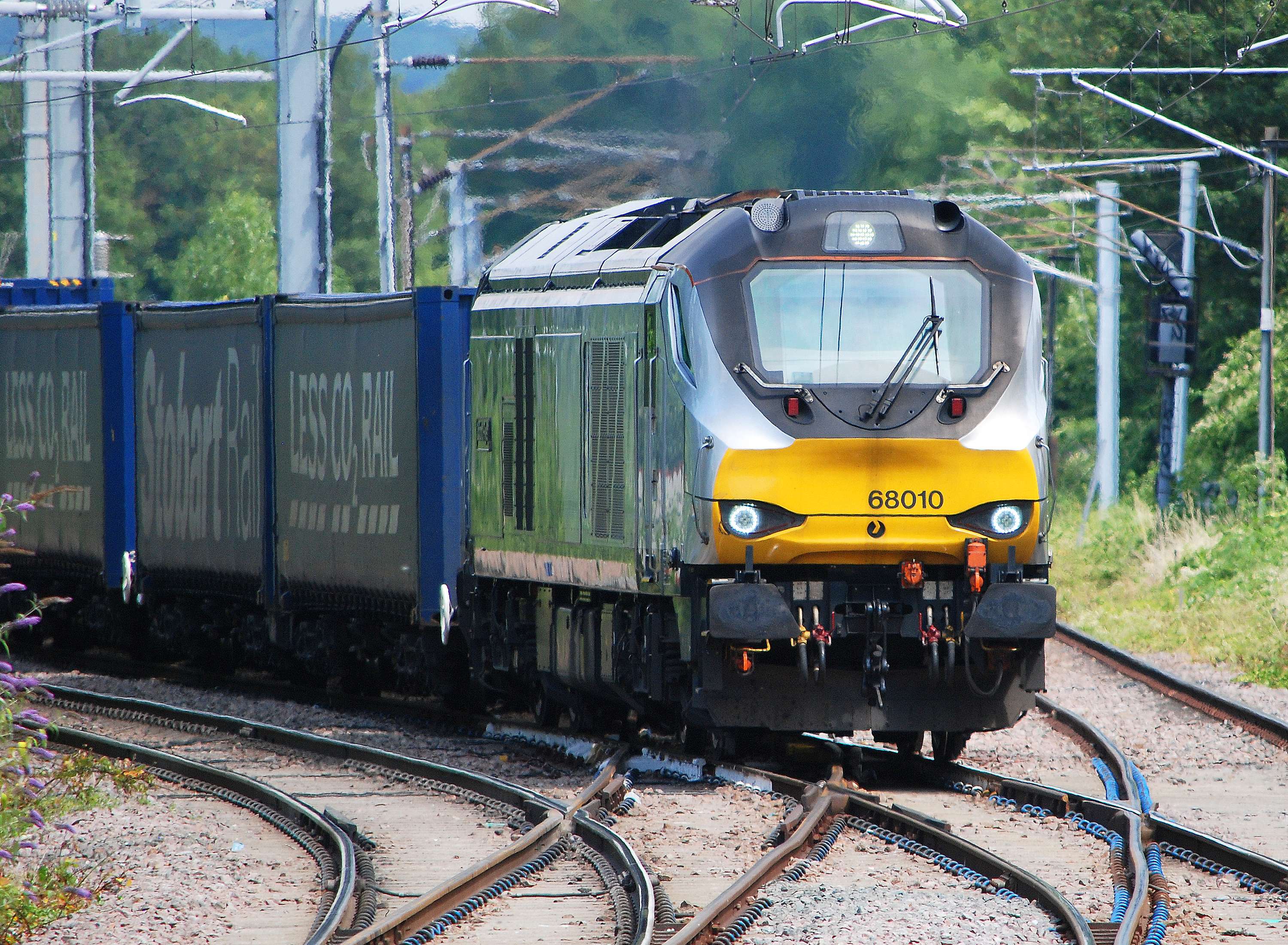 Rail freight images for Network Rail by Simon Gibbons