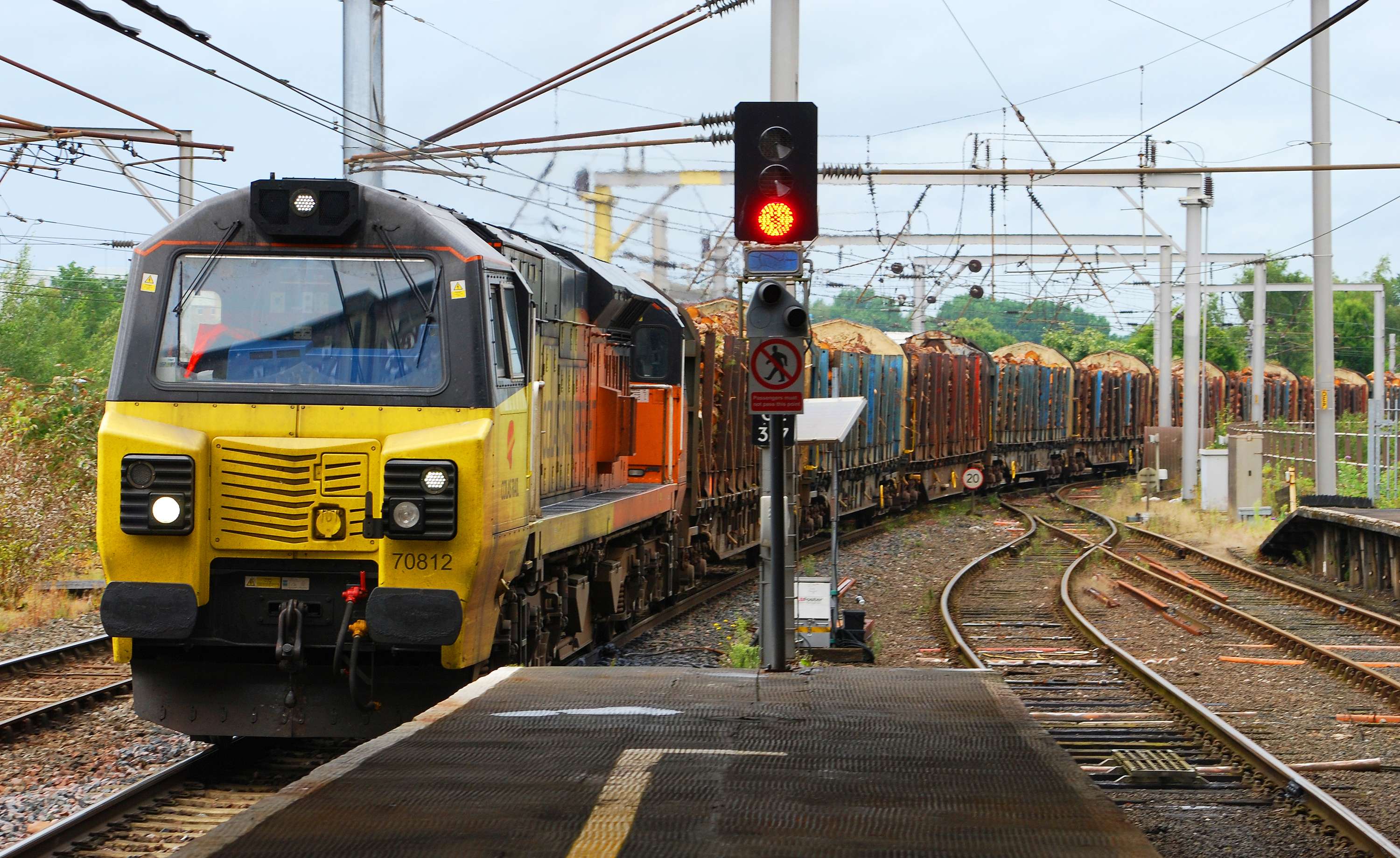 Rail freight images for Network Rail by Simon Gibbons