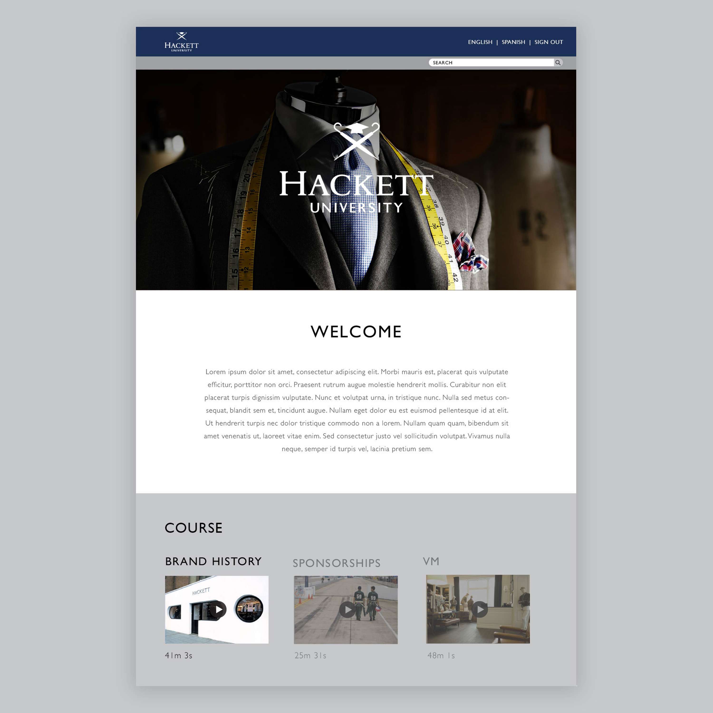 Identity & UI design by Gavin Rampling