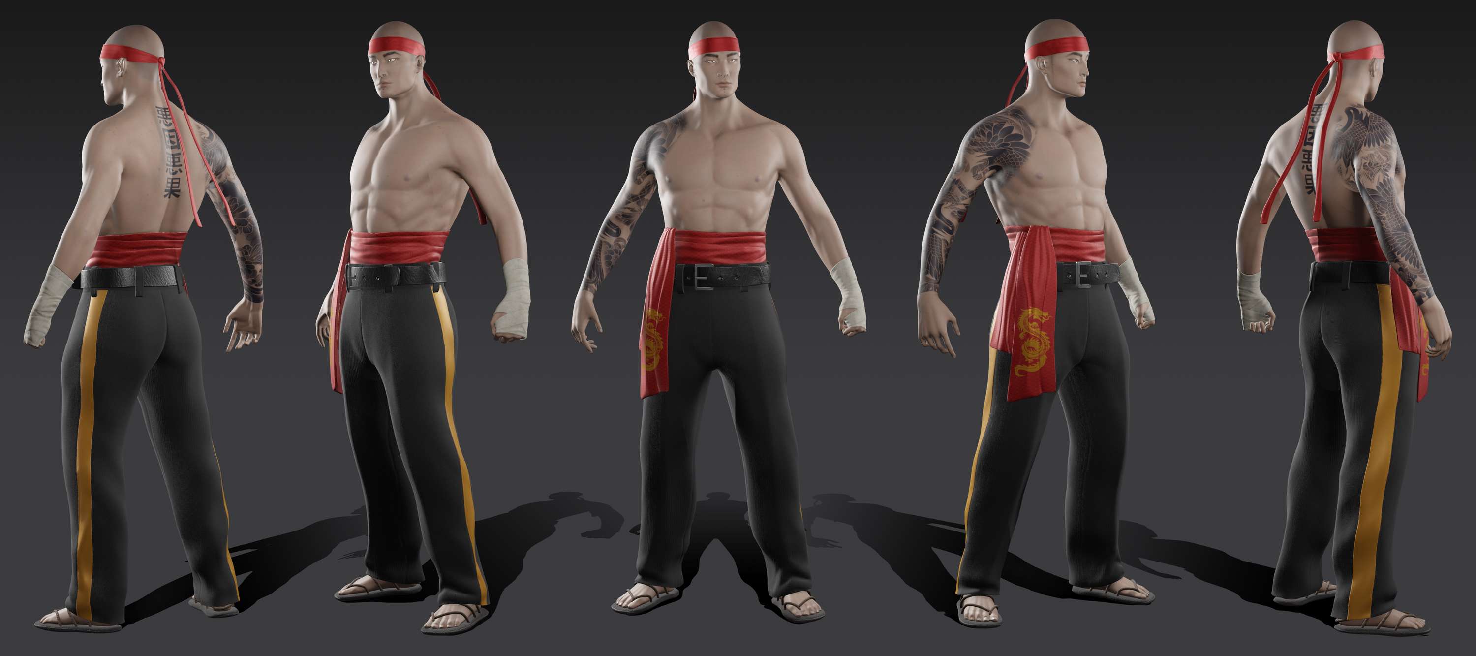 Fighter | Game-Ready Model by Elise Gordon