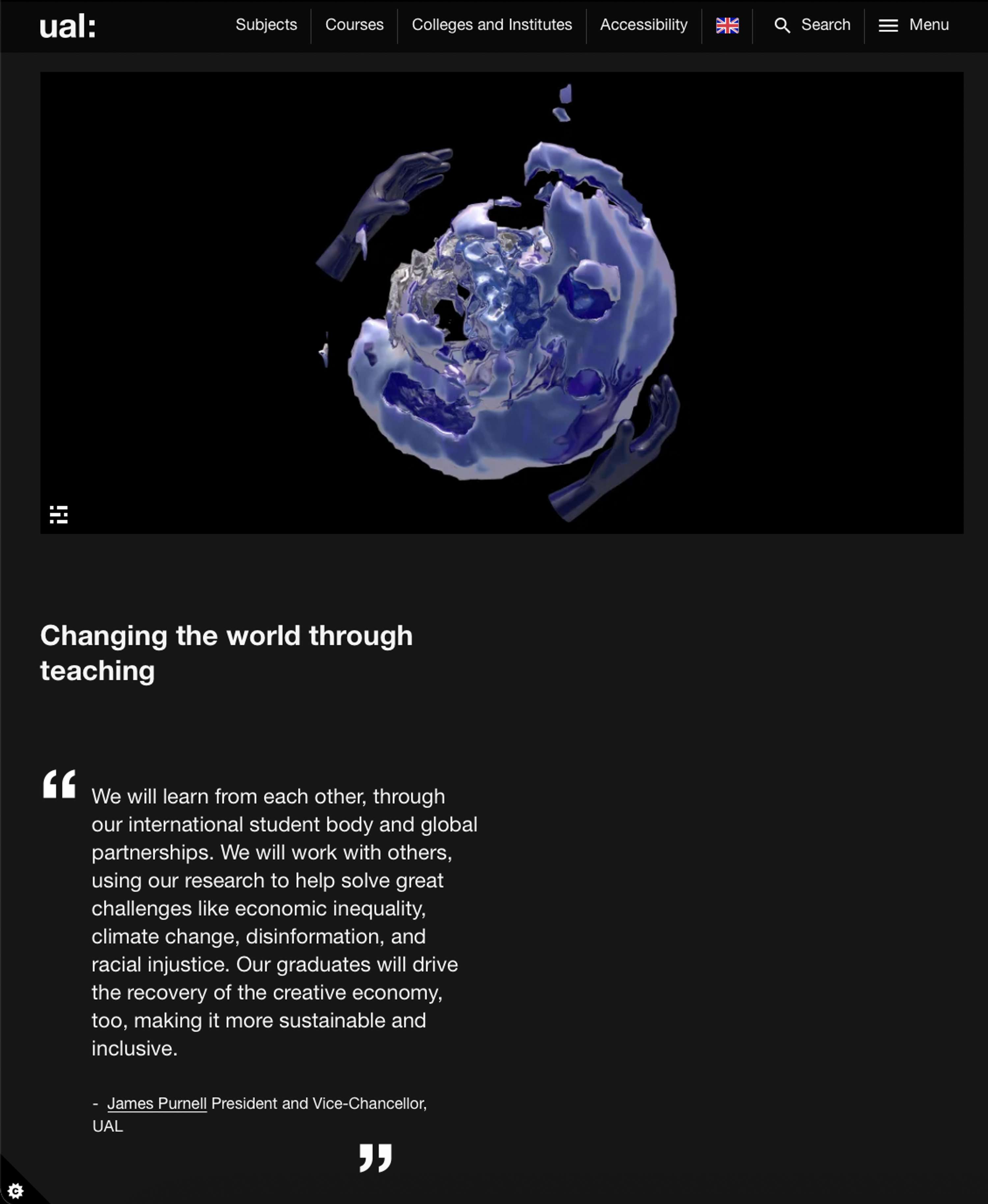 UAL Strategy 2022-2032 by Kate Petersons