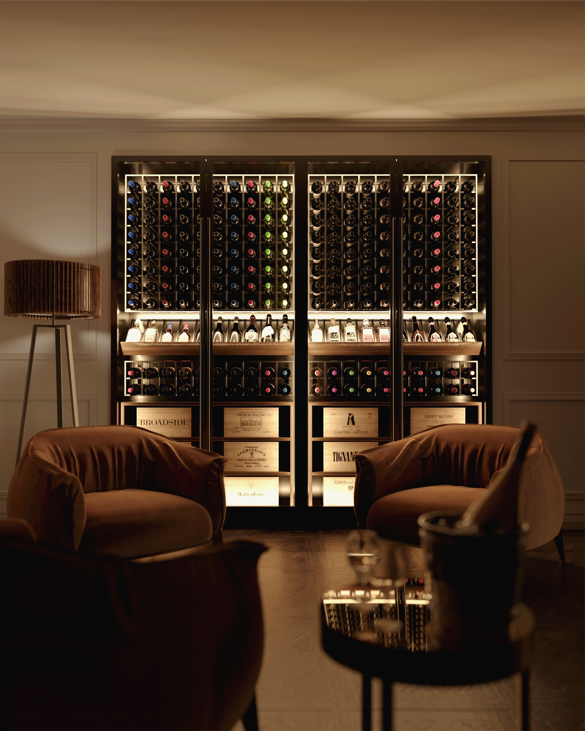 Wine Room Visualisation by Paulina Brosz