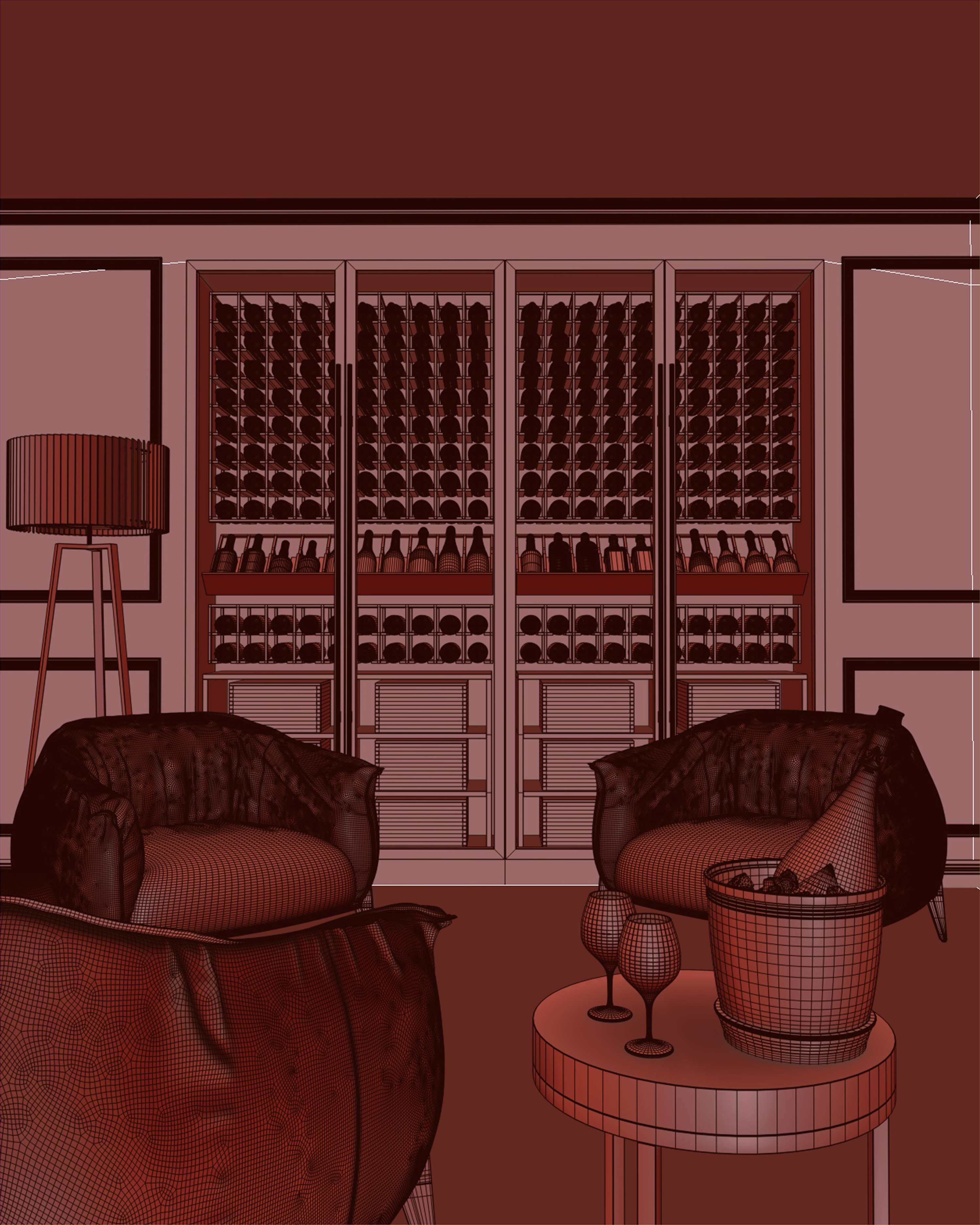 Wine Room Visualisation by Paulina Brosz