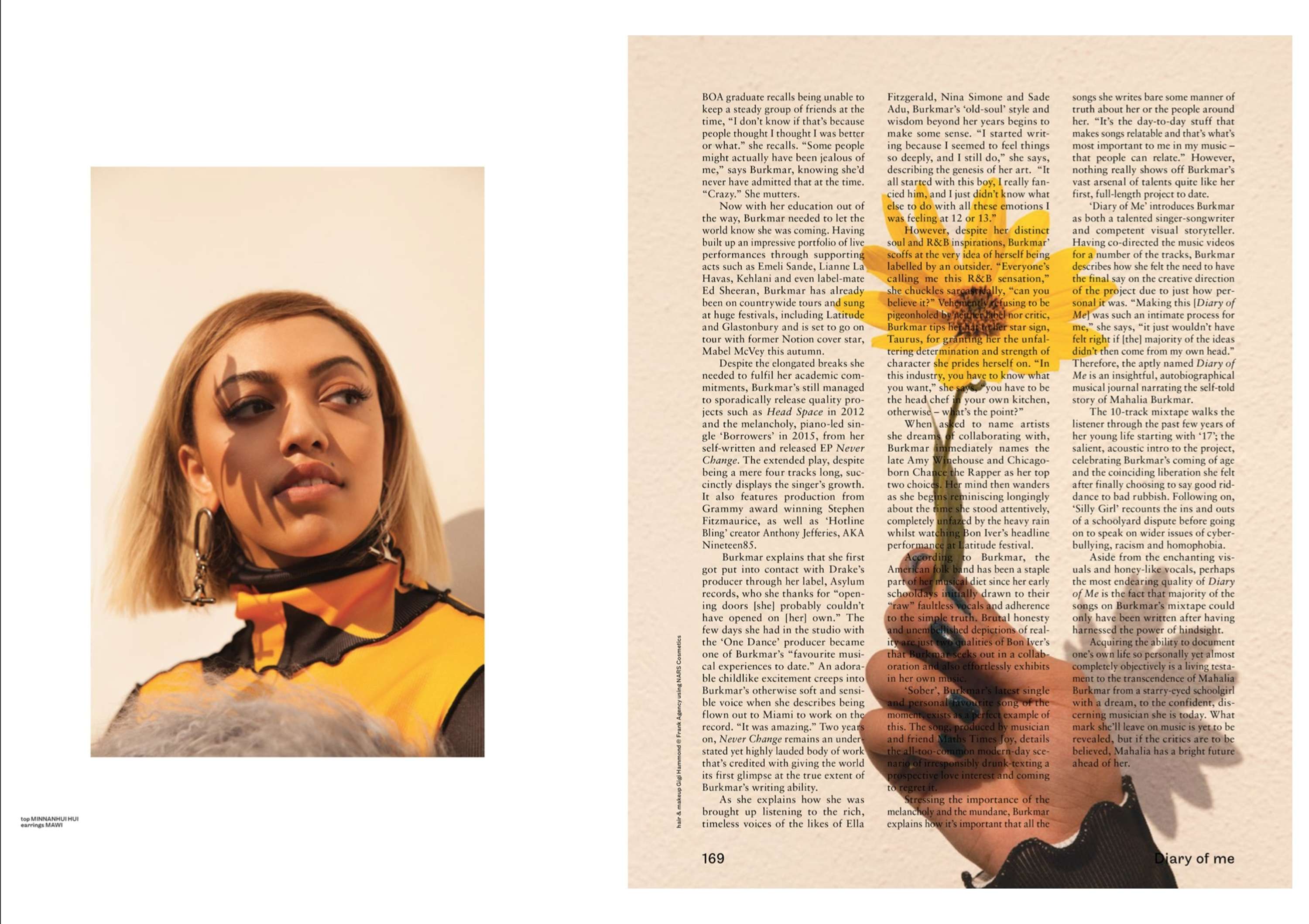 Interview Profile of UK artist Mahalia for NOTION Magazine by Pauline Nicholas