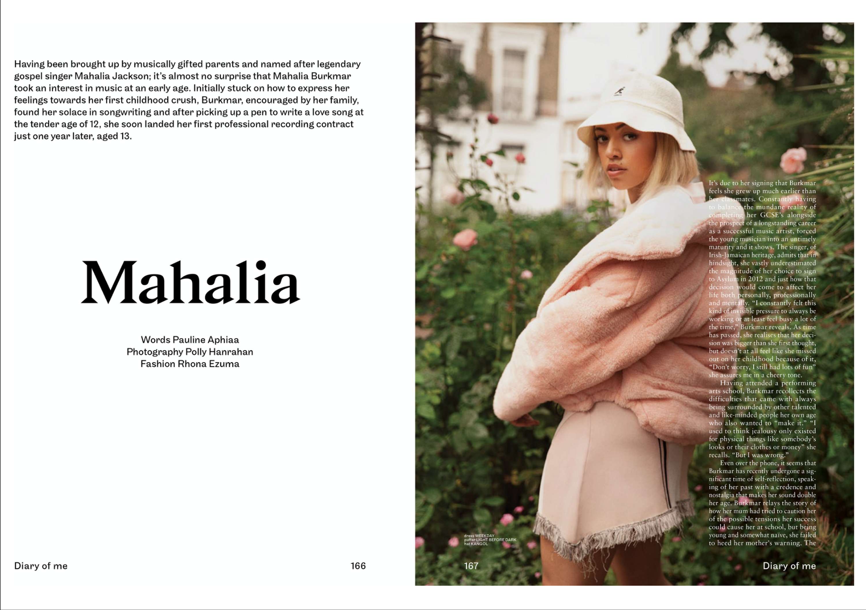Interview Profile of UK artist Mahalia for NOTION Magazine by Pauline Nicholas