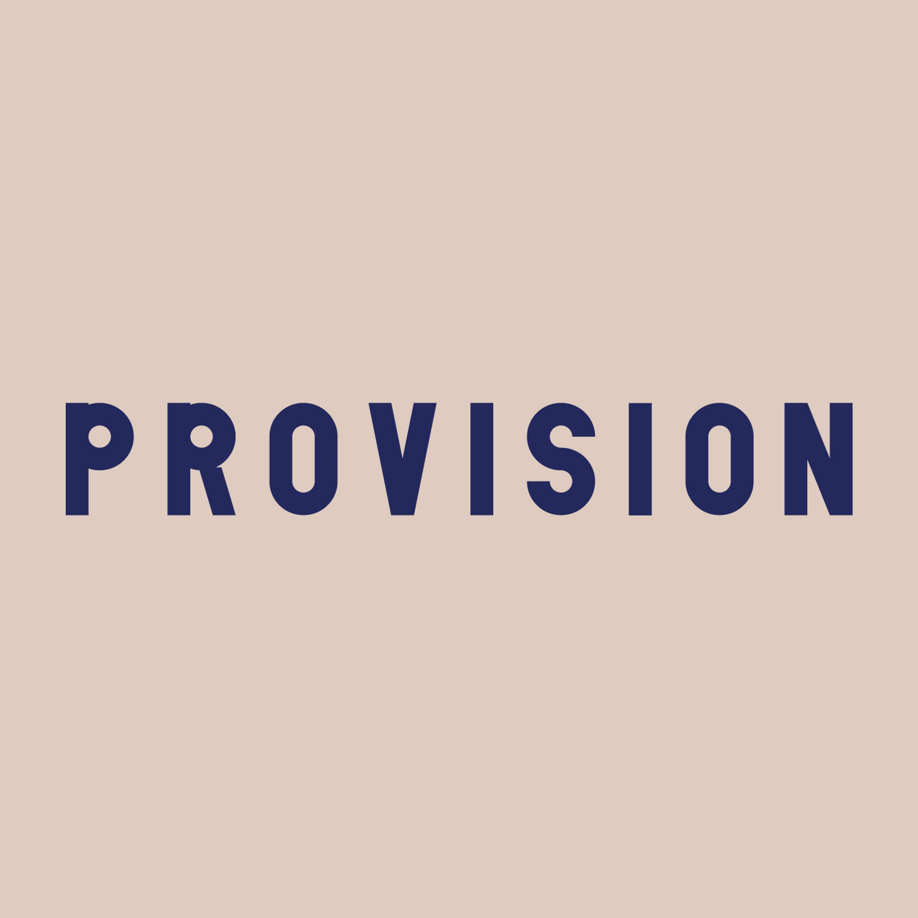 Provision brand identity by Tom Lancaster