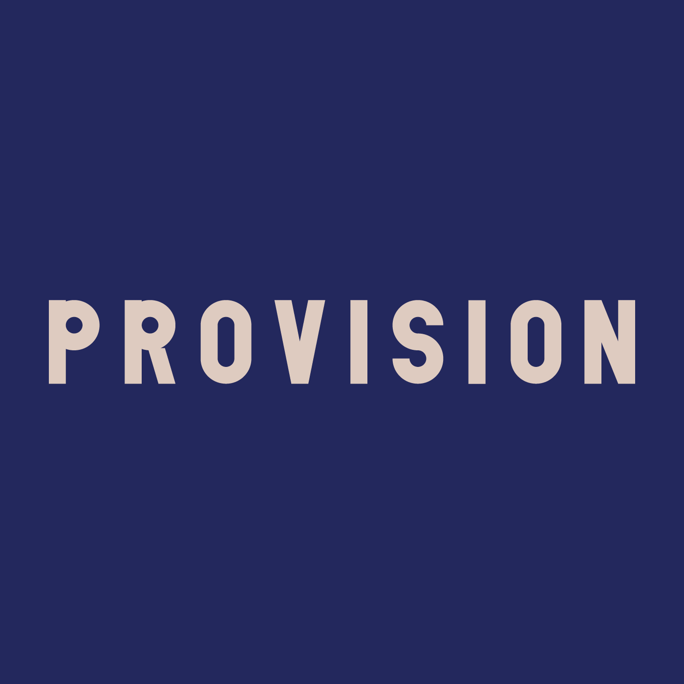 Provision brand identity by Tom Lancaster