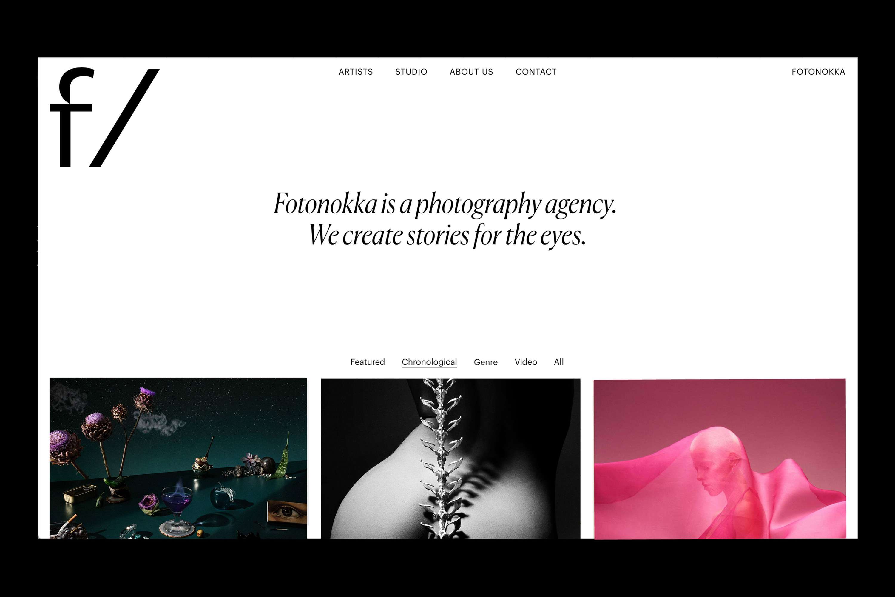 Visual Identity and Web Design for Studio Fotonokka by Sofia Pusa