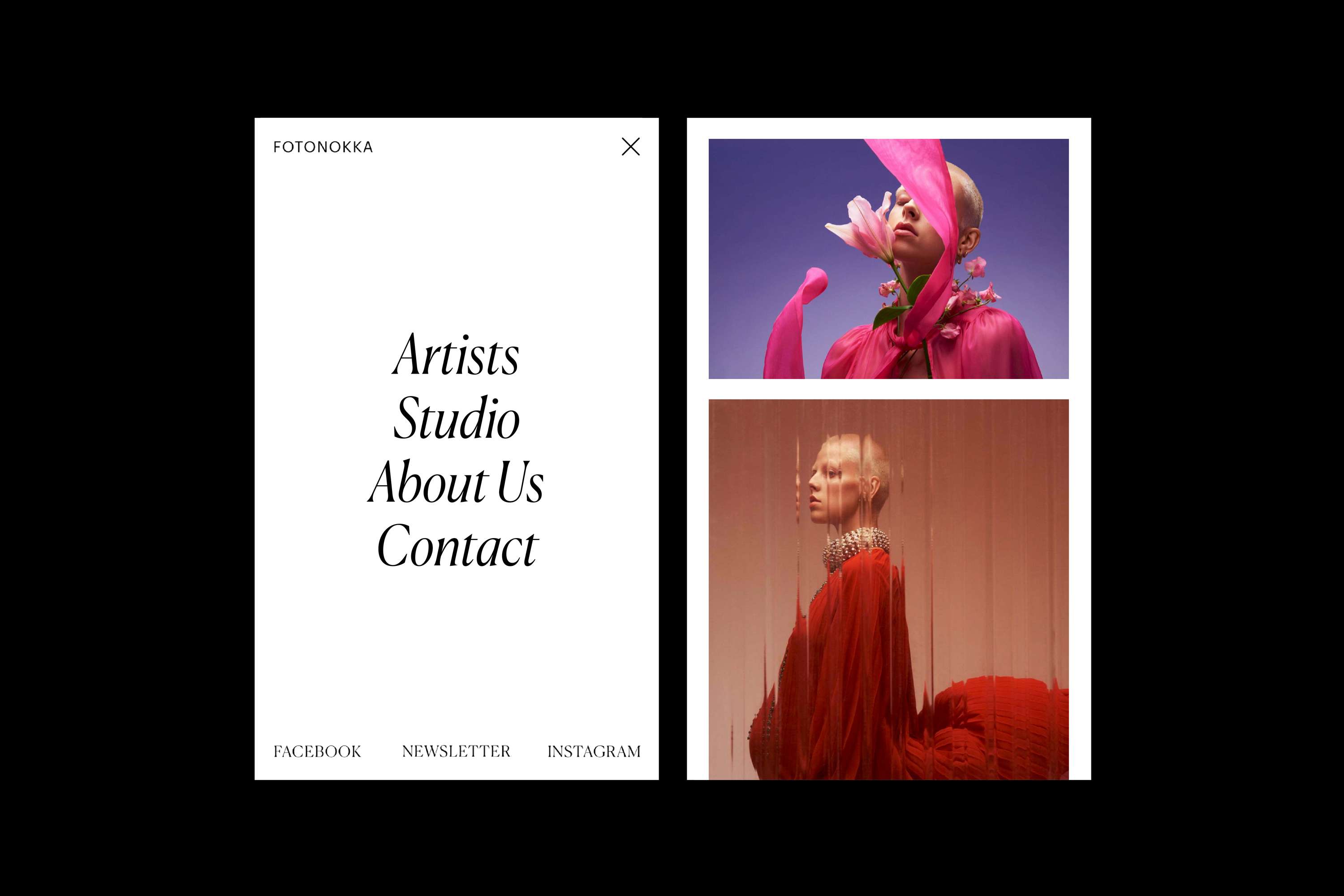 Visual Identity and Web Design for Studio Fotonokka by Sofia Pusa