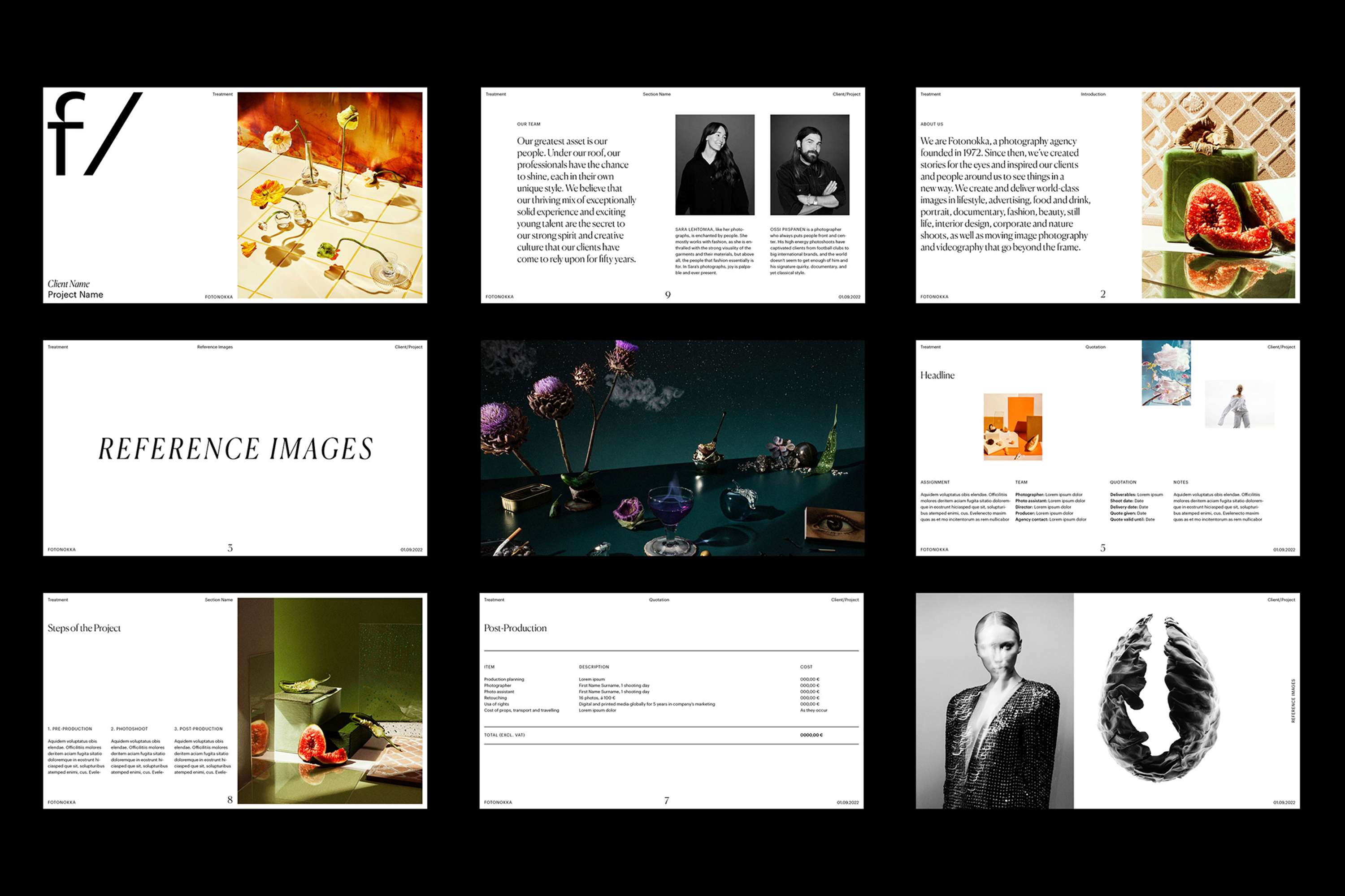 Visual Identity and Web Design for Studio Fotonokka by Sofia Pusa