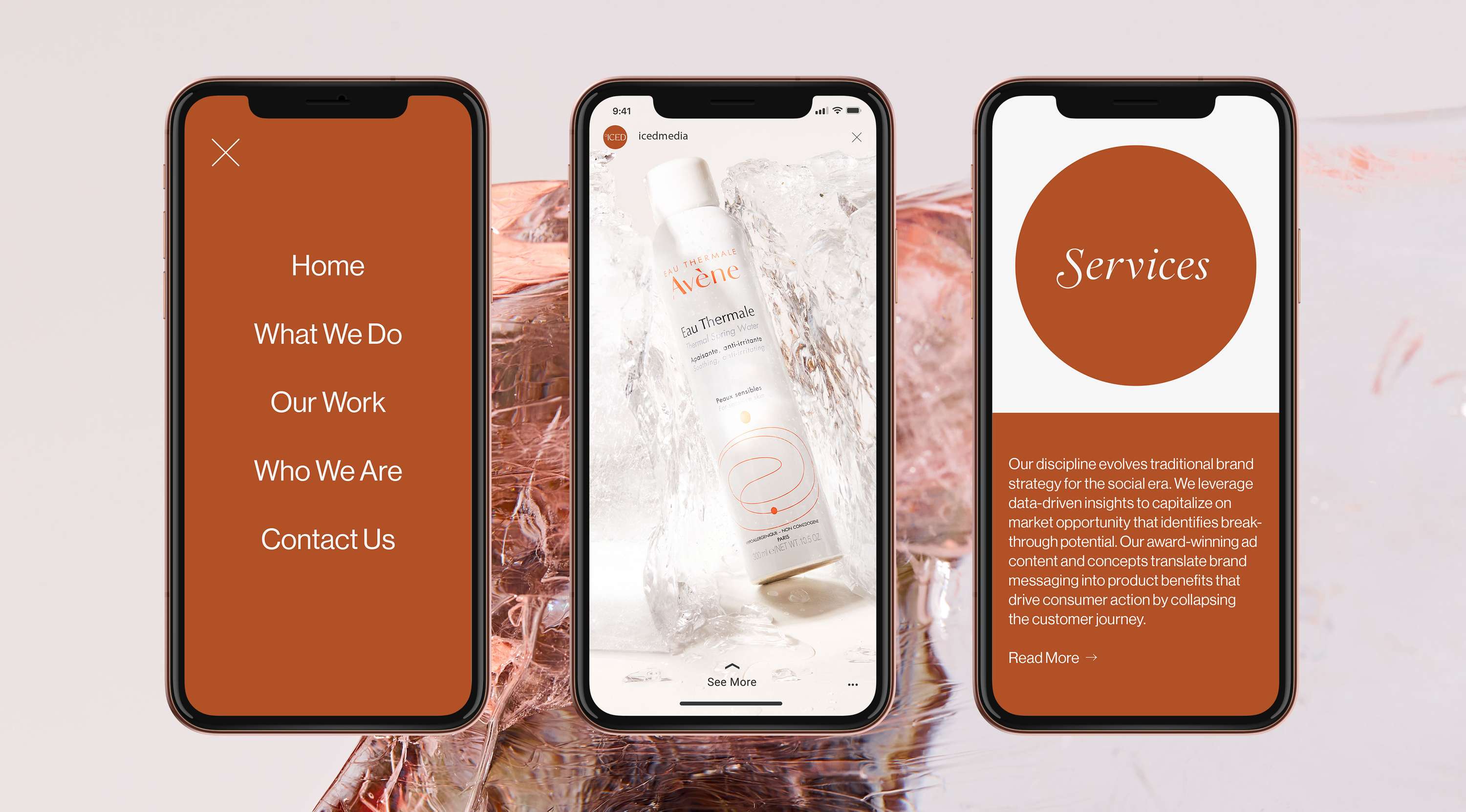 Visual Identity and Web Design for ICED Media by Sofia Pusa