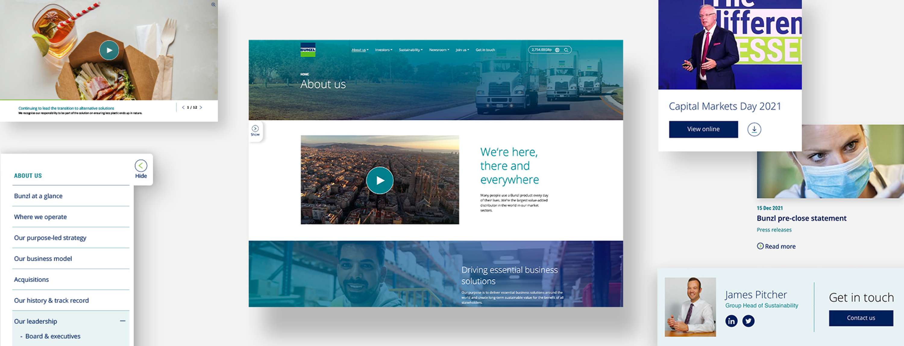 Bunzl | Remaking a dynamic online experience. by Conran Design Group