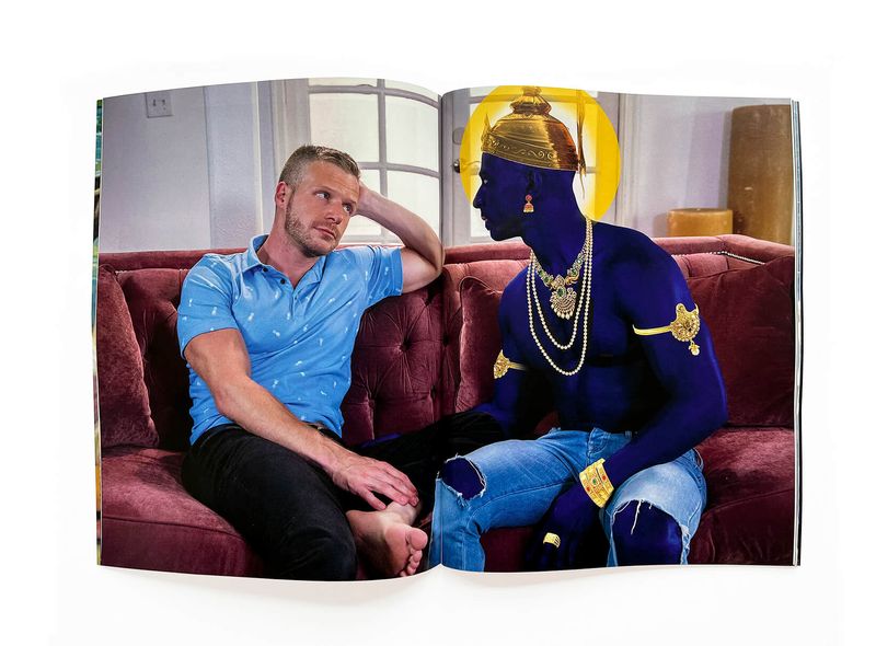 Blue: images, men, gods by Krishna Shanthi