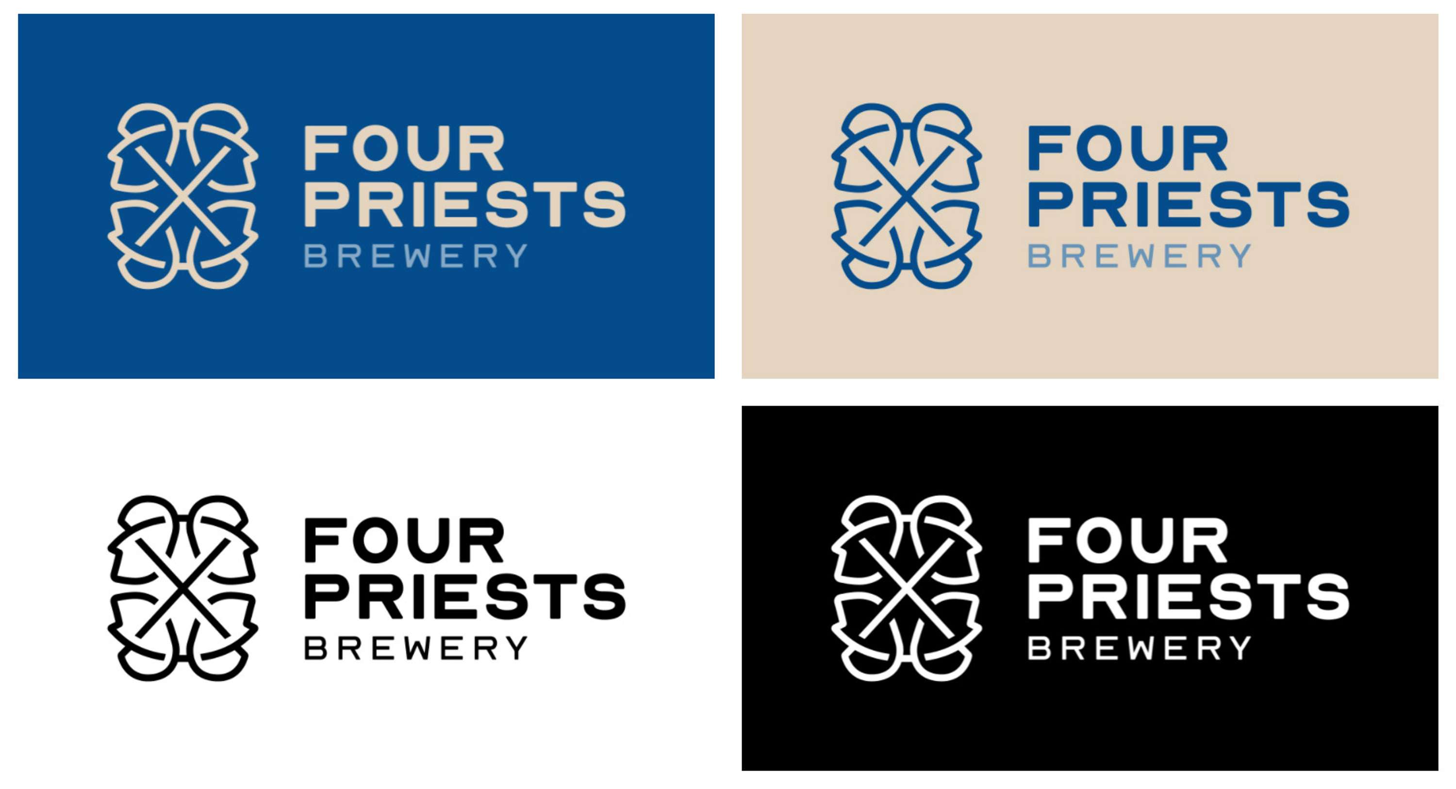 Four Priests Brewery Visual Branding by Livia Lucie