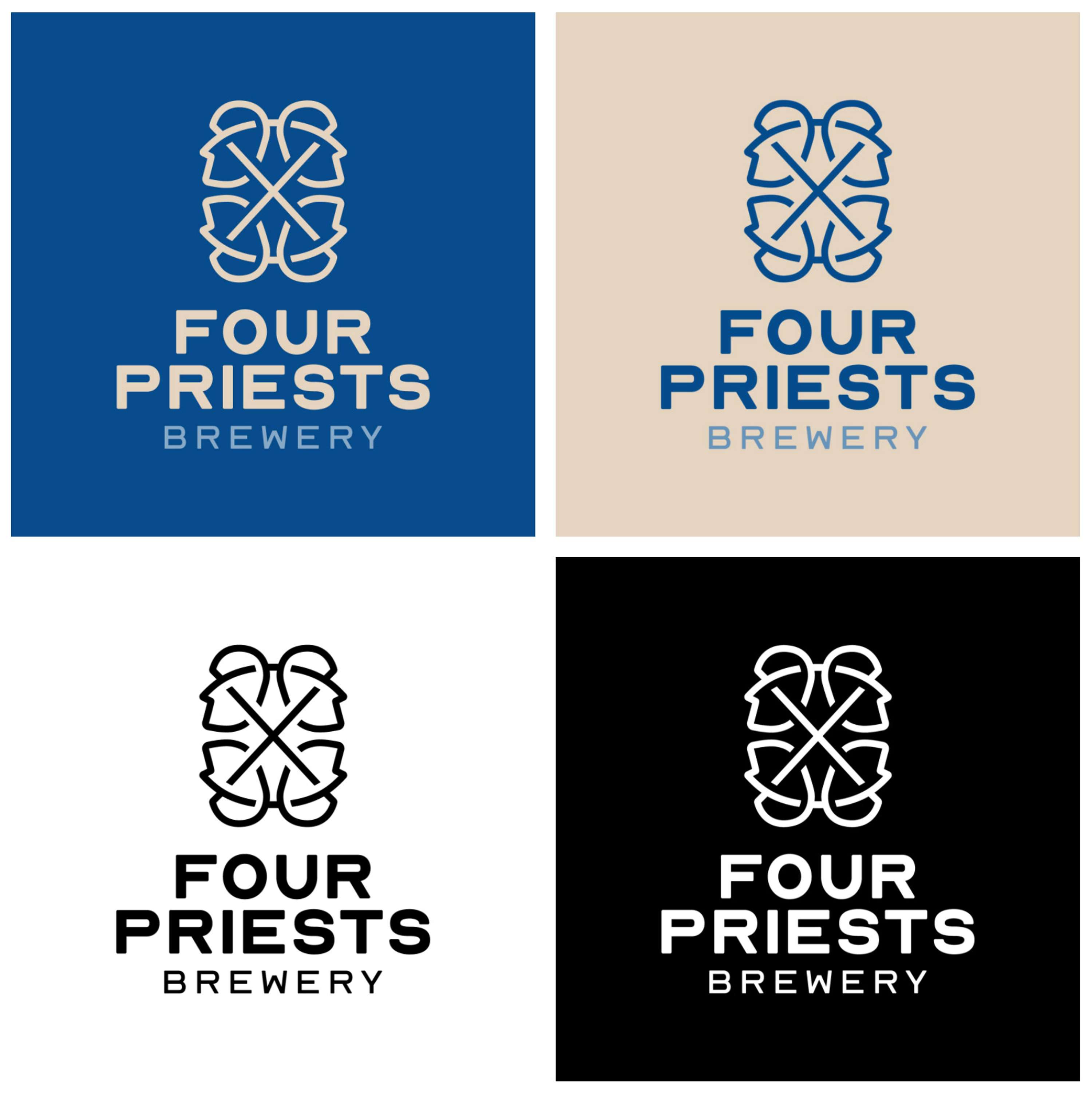 Four Priests Brewery Visual Branding by Livia Lucie