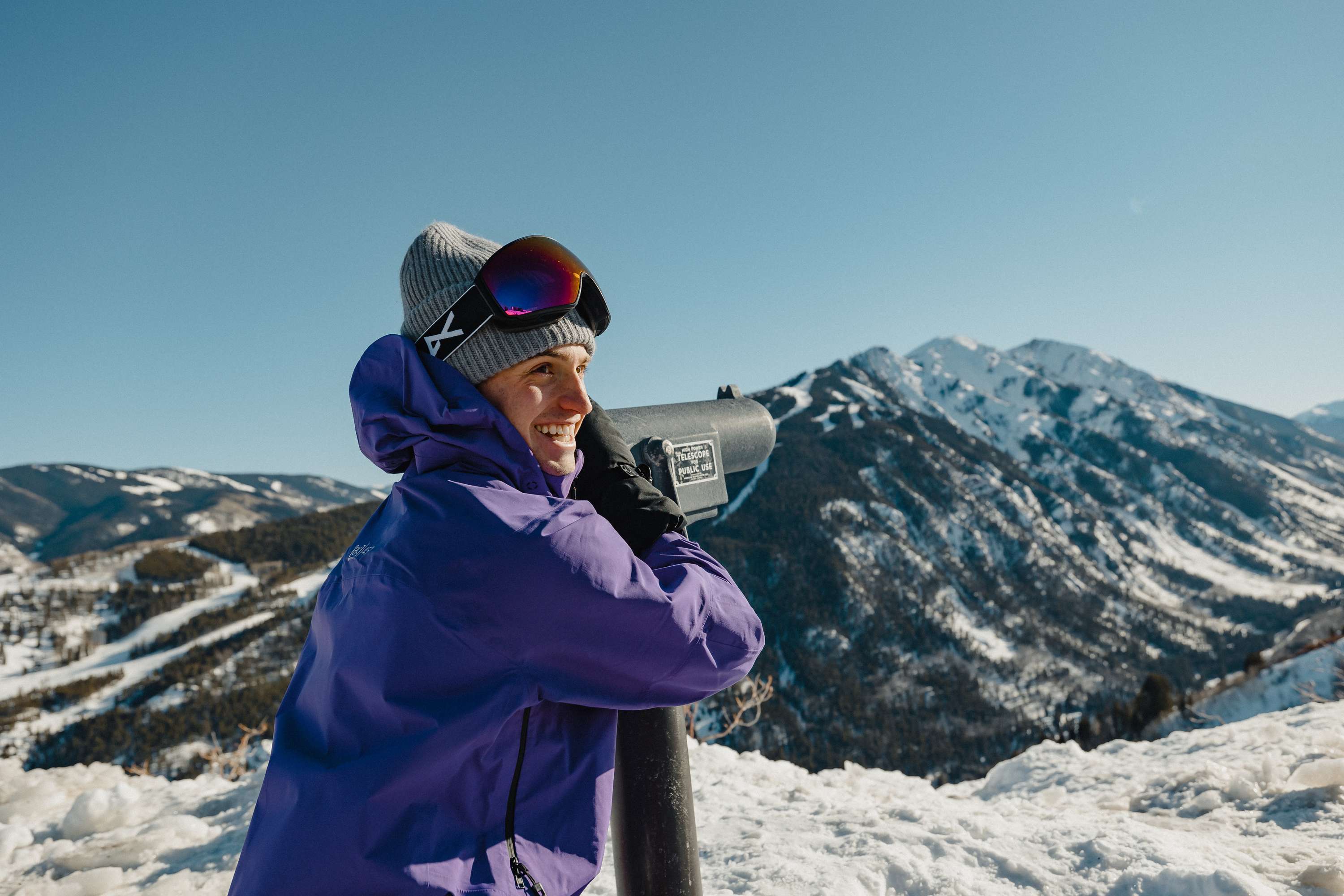 Mr Porter On The Slopes Aspen by Josh Gabbitas