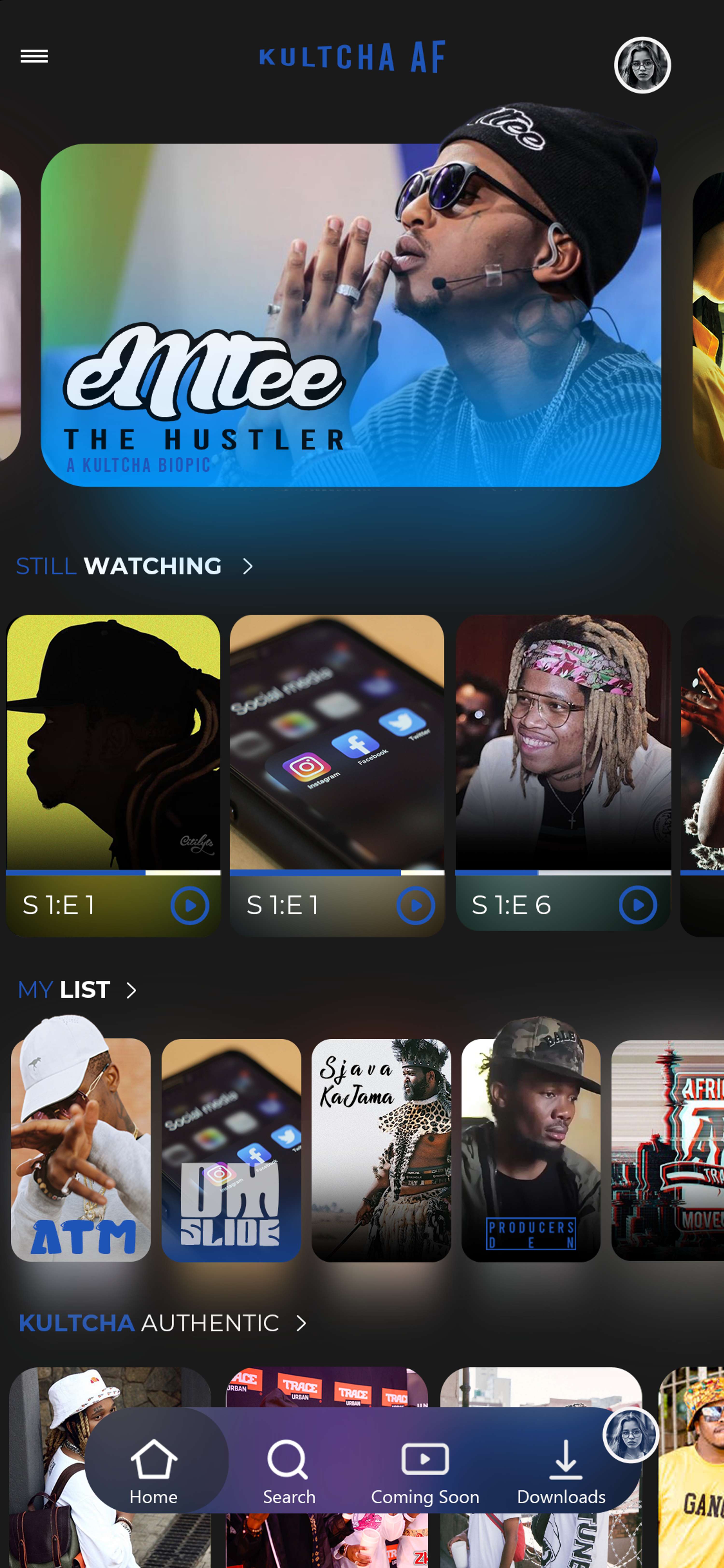 Kultcha AF App by Dexter Biyela