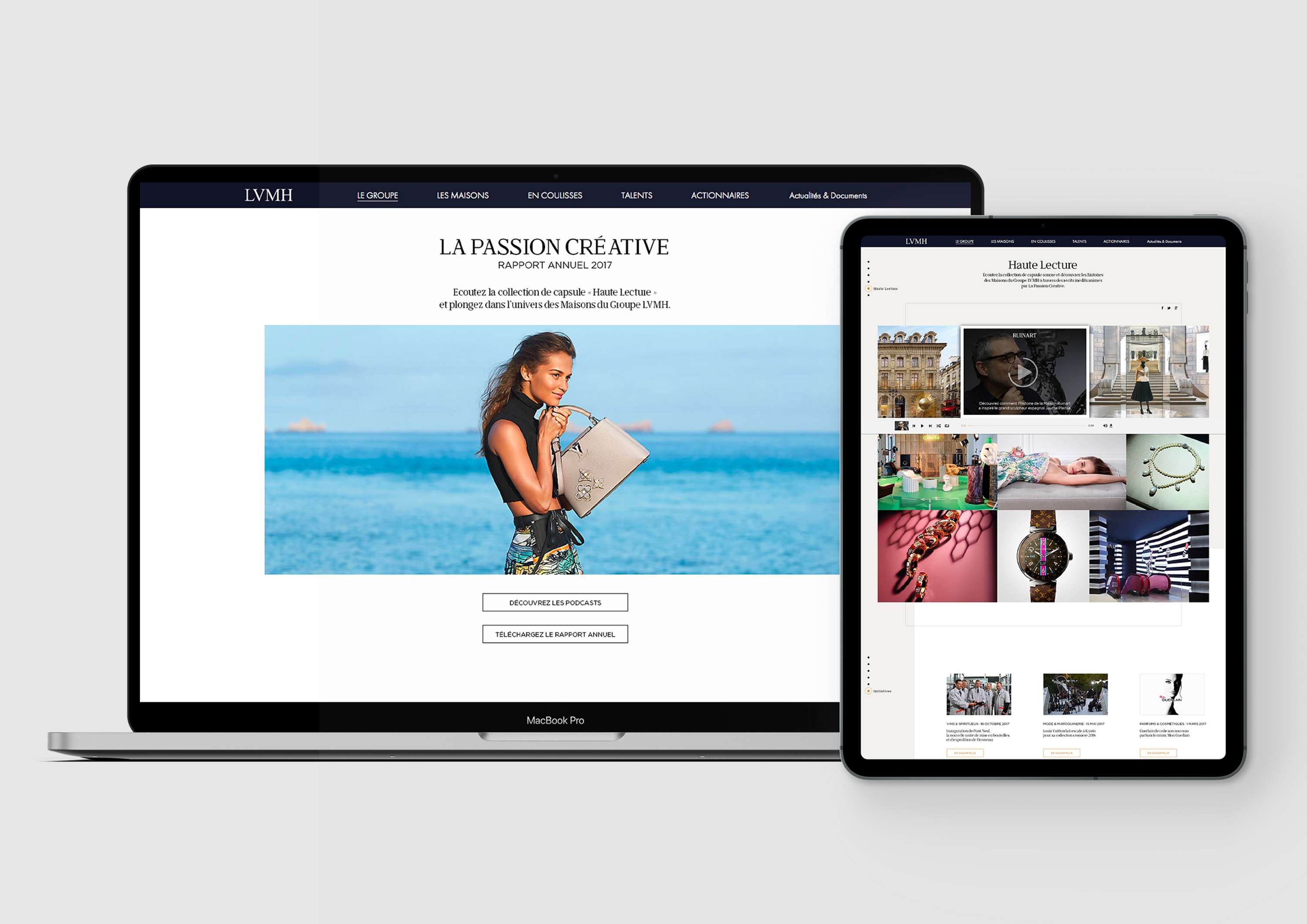 Digital design for LVMH by Fred Goisbault