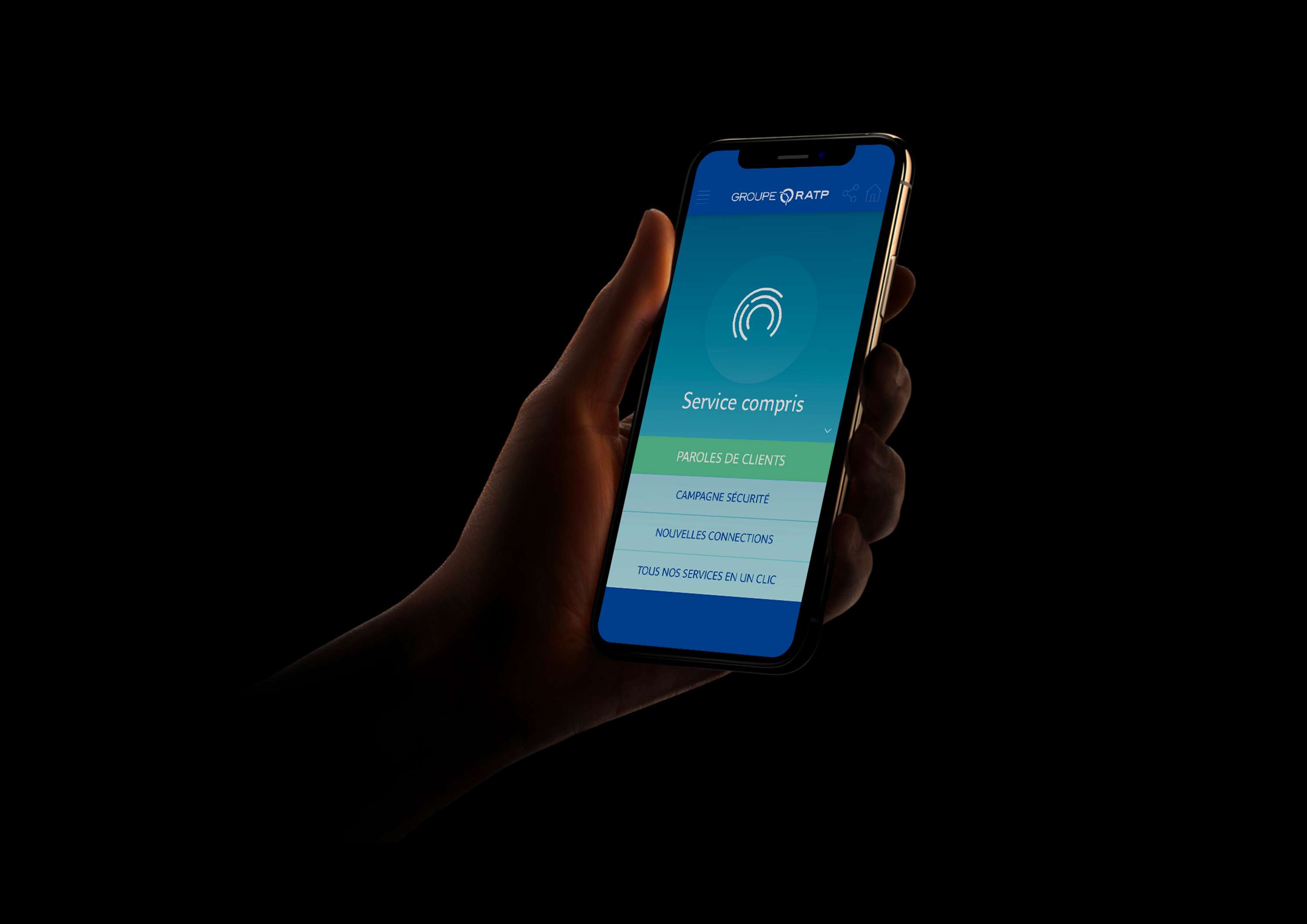 RATP App design by Fred Goisbault