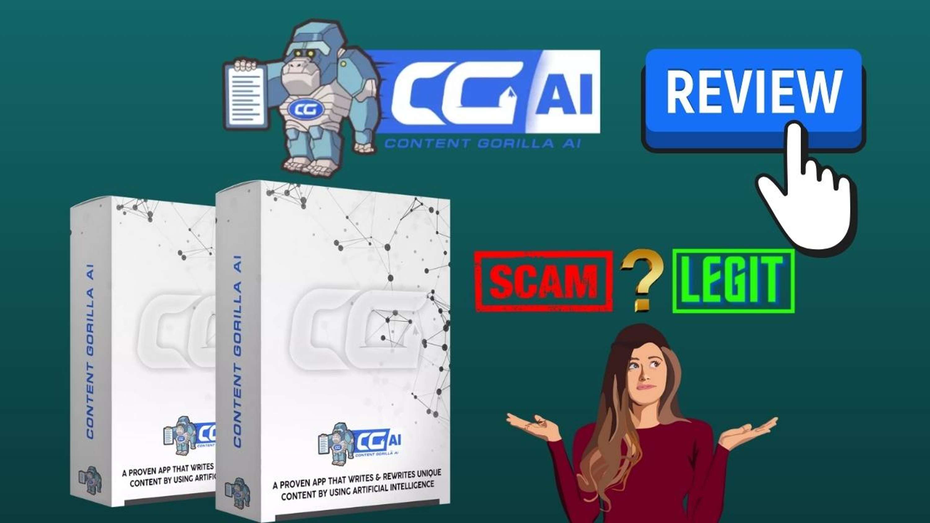 Content Gorilla AI Review - Legit or A Scam App by Hope Man