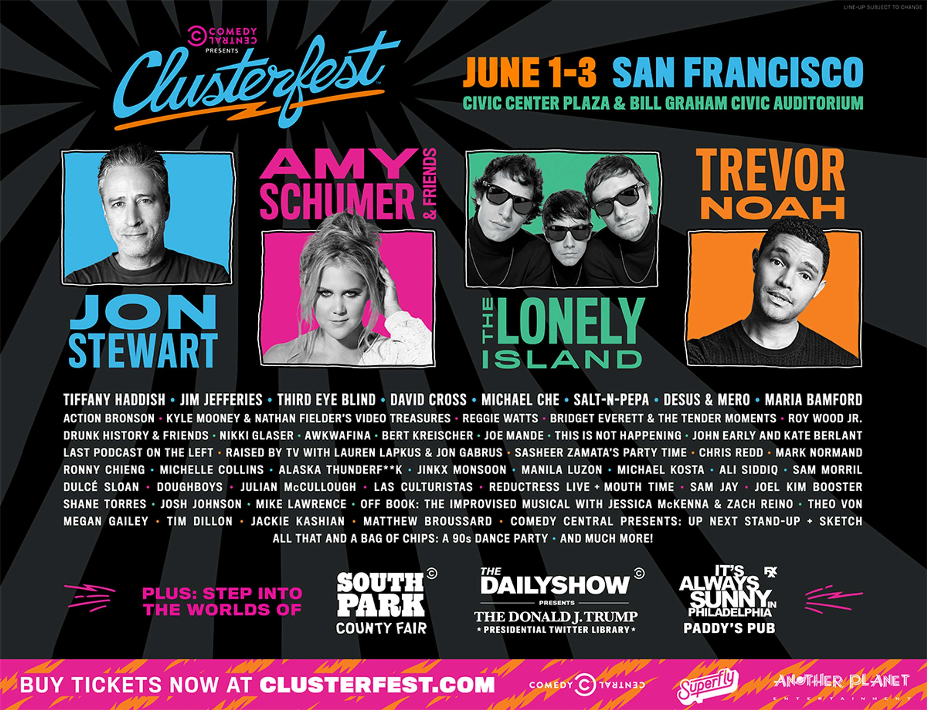 Clusterfest Key Art by Elizabeth Starkey