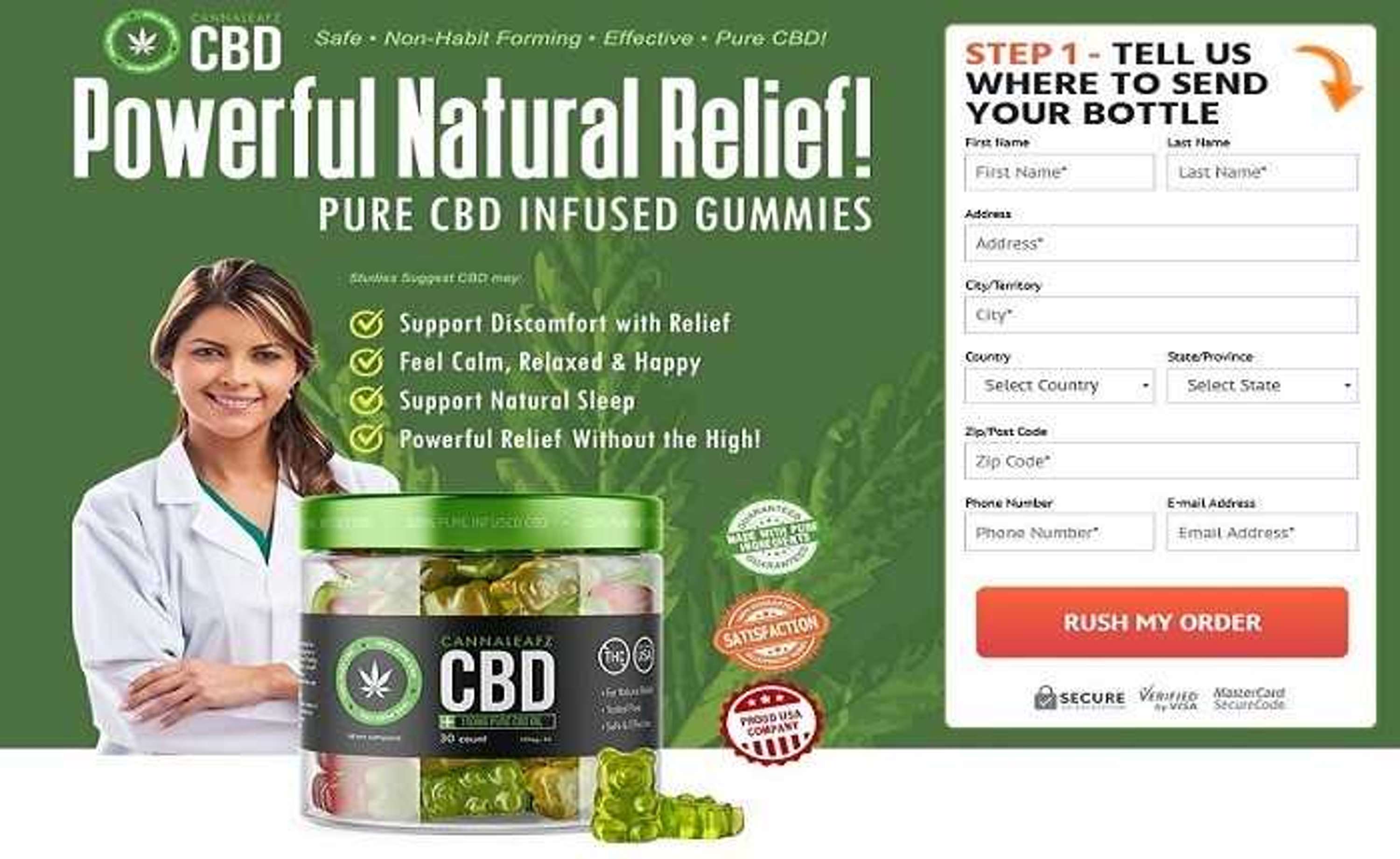 Cannaleafz CBD Gummies Canada - Reviews, Benefits And Ingredients [New Updates] by Gummies CannaleafzCBD